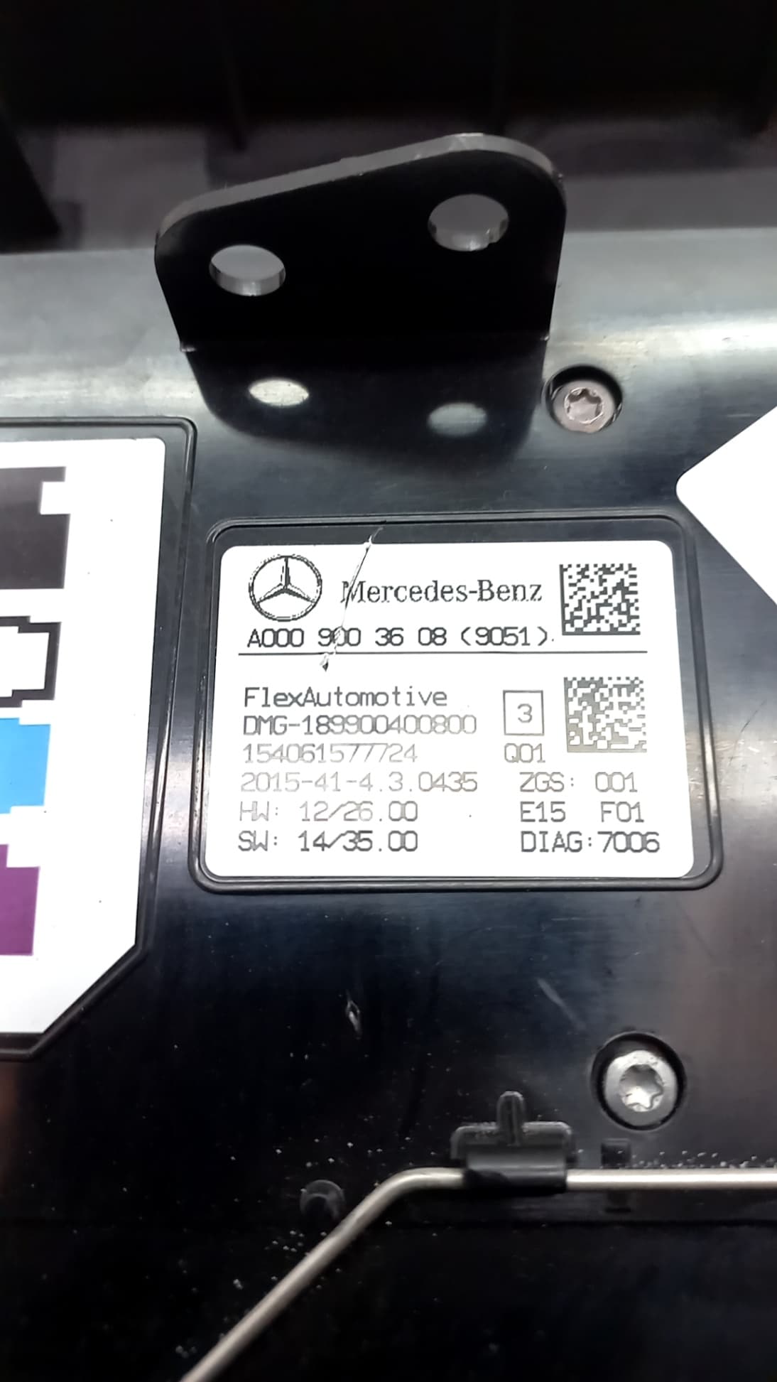 Luz interior MERCEDES-BENZ CLASE B SPORTS TOURER (W246, W242) 2
