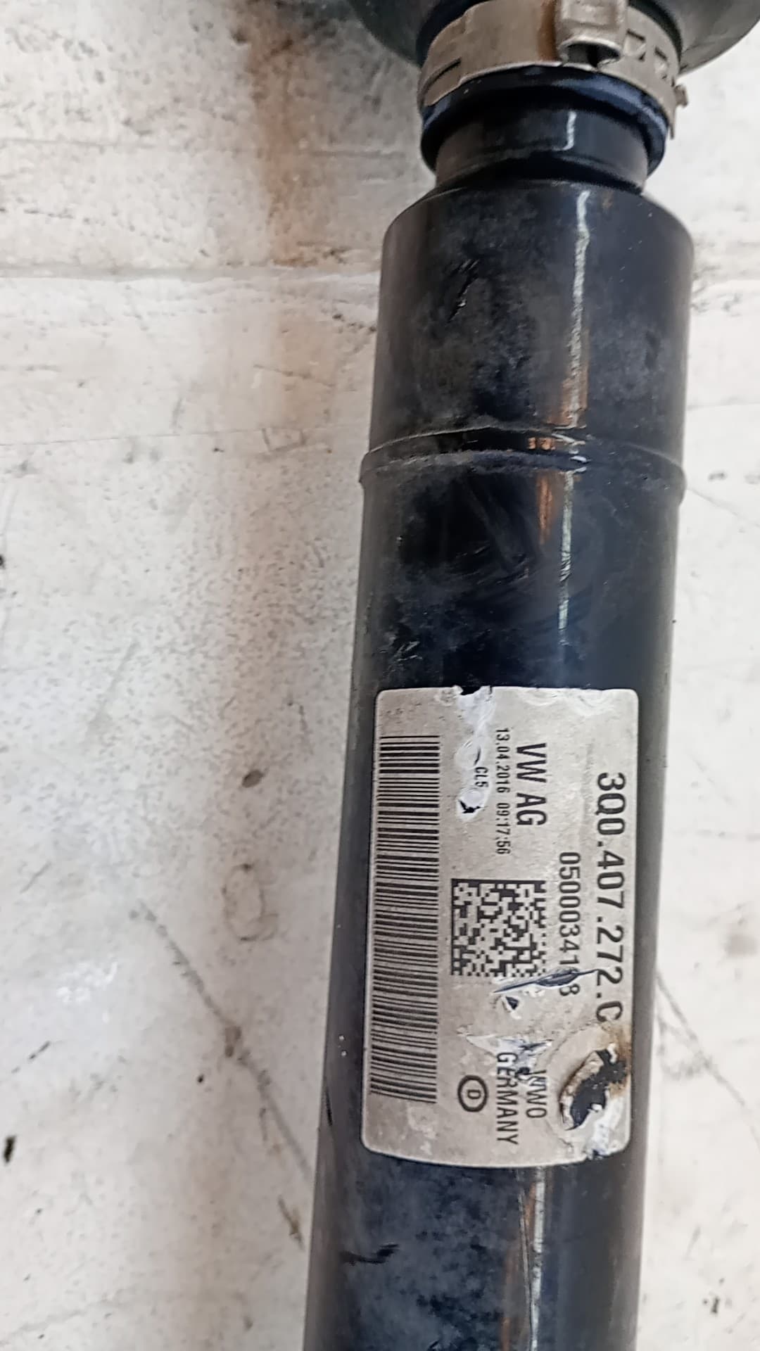 Transmision delantera derecha VOLKSWAGEN TIGUAN (AX1) 3