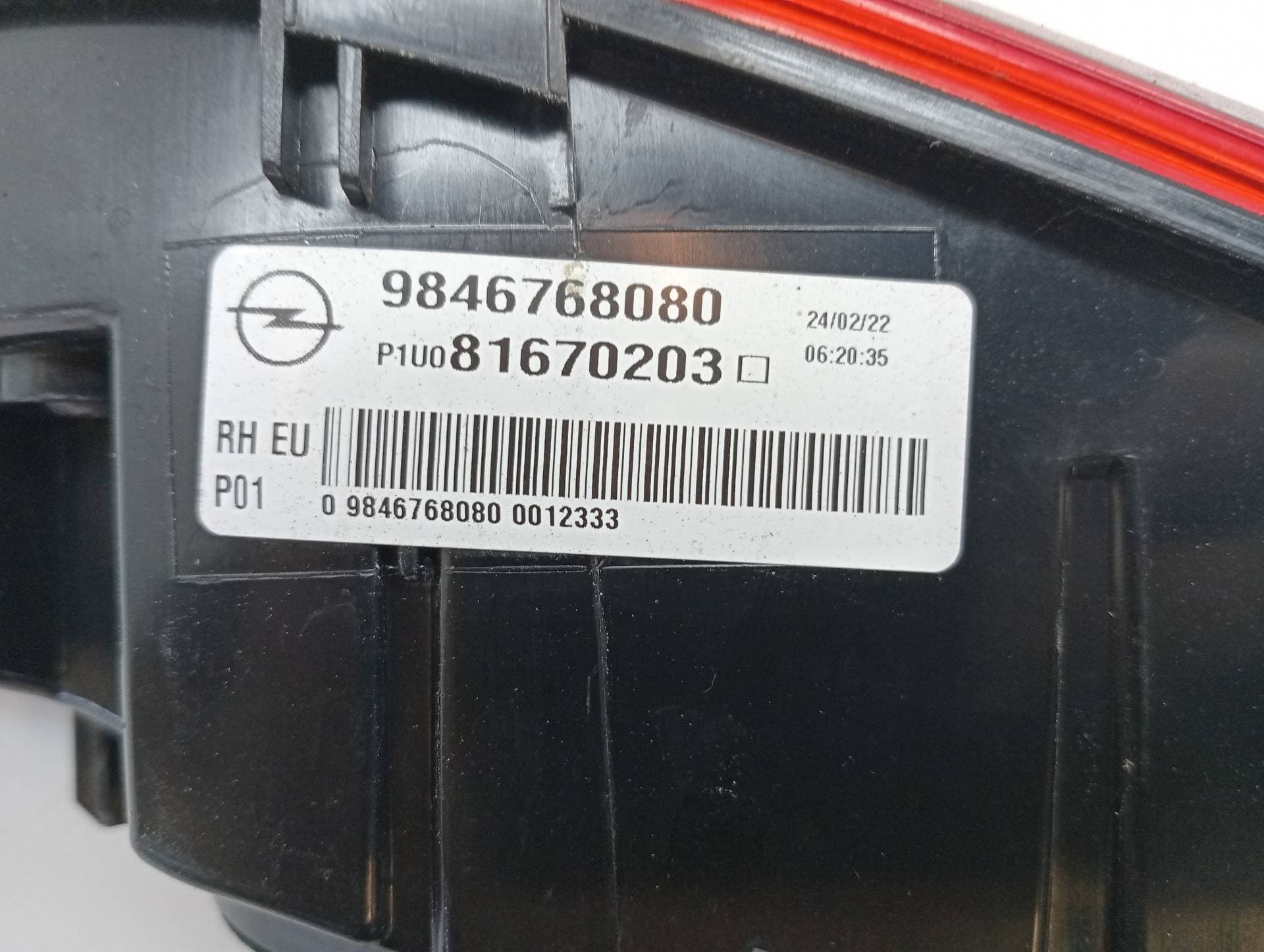 Piloto trasero derecho interior OPEL GRANDLAND X (A18,P1UO) 3