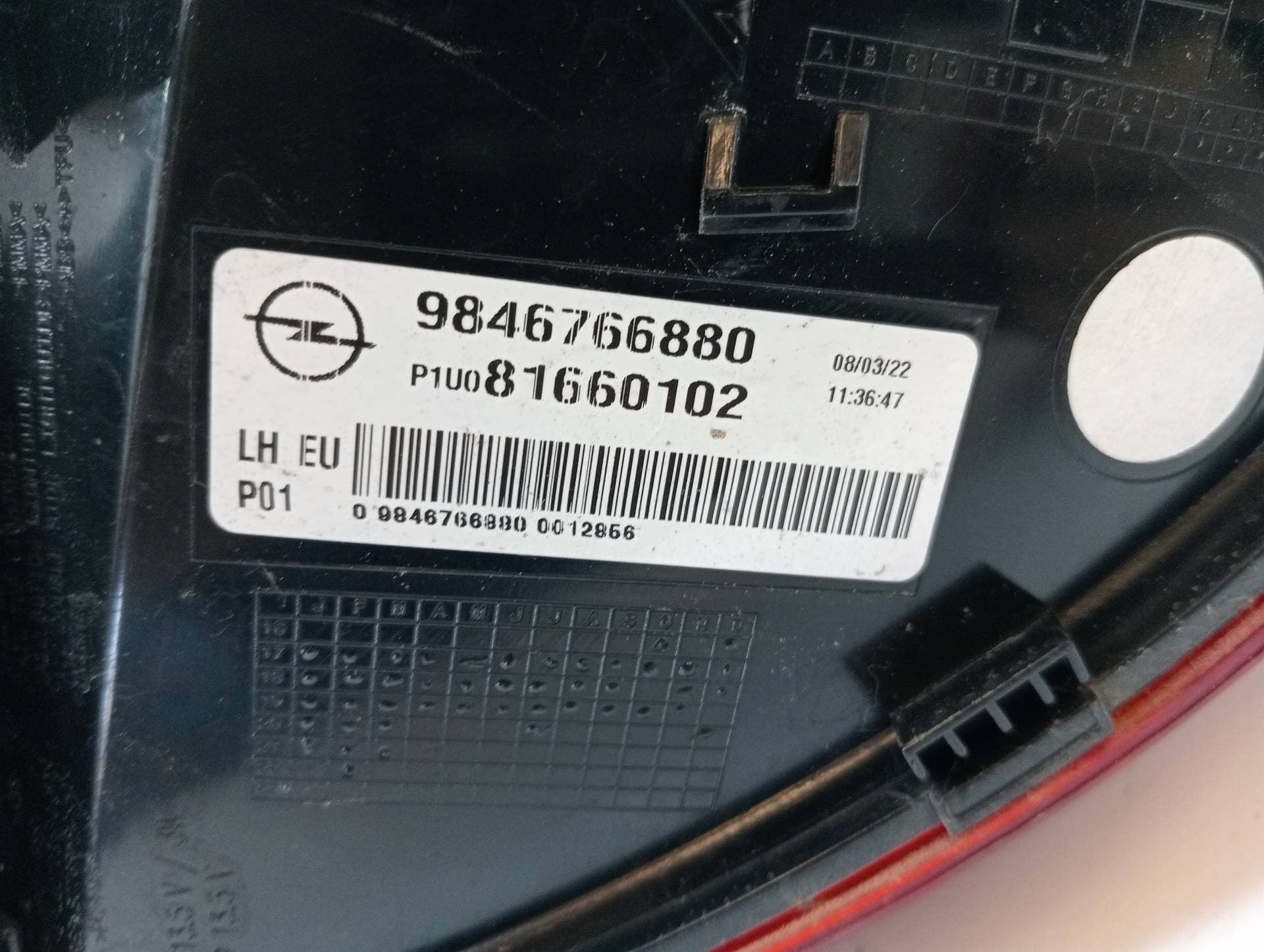 Piloto trasero izquierdo OPEL GRANDLAND X (A18,P1UO) 3