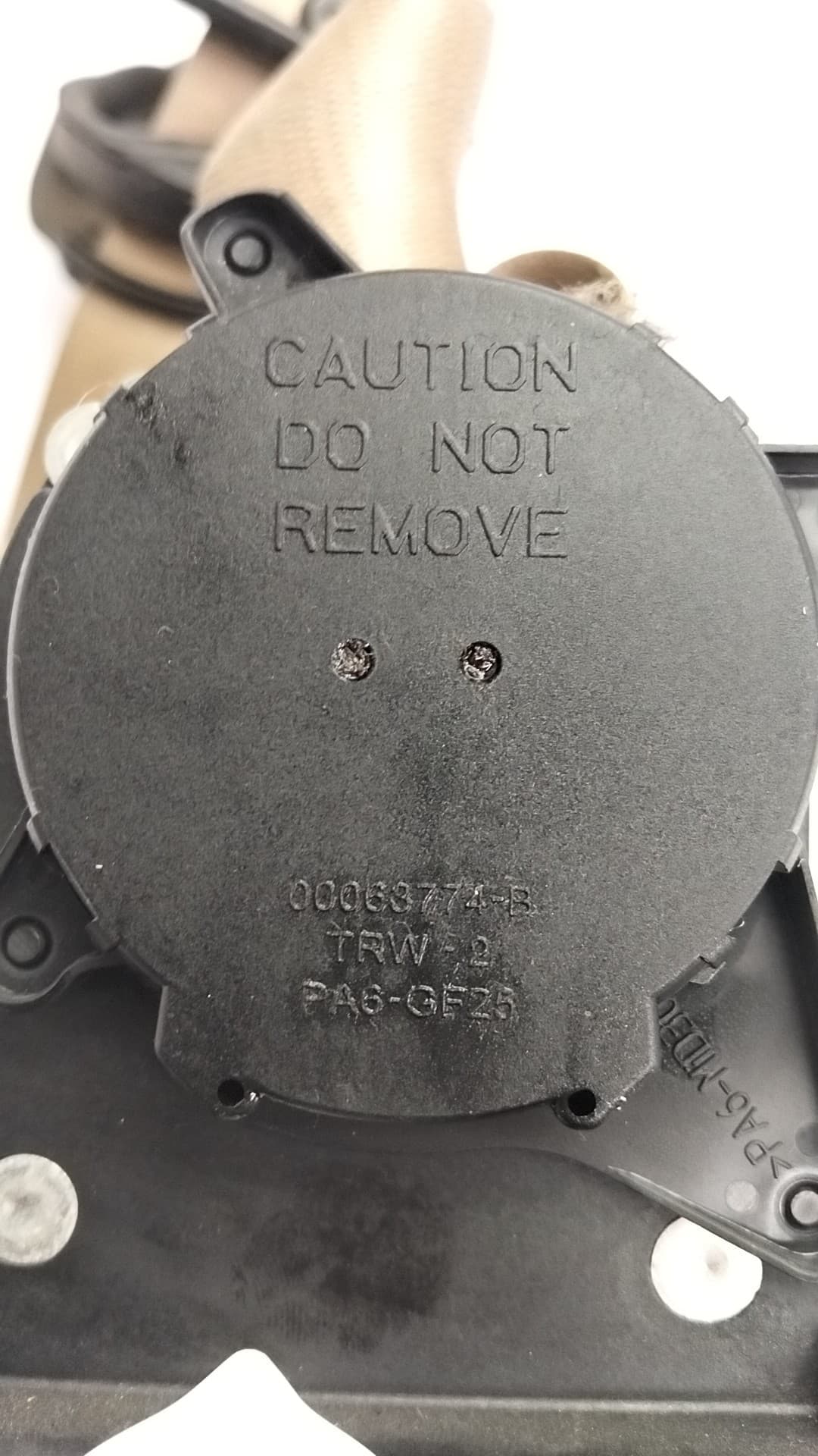 Cinturon seguridad delantero derecho MERCEDES-BENZ CLASE M (W164) 2