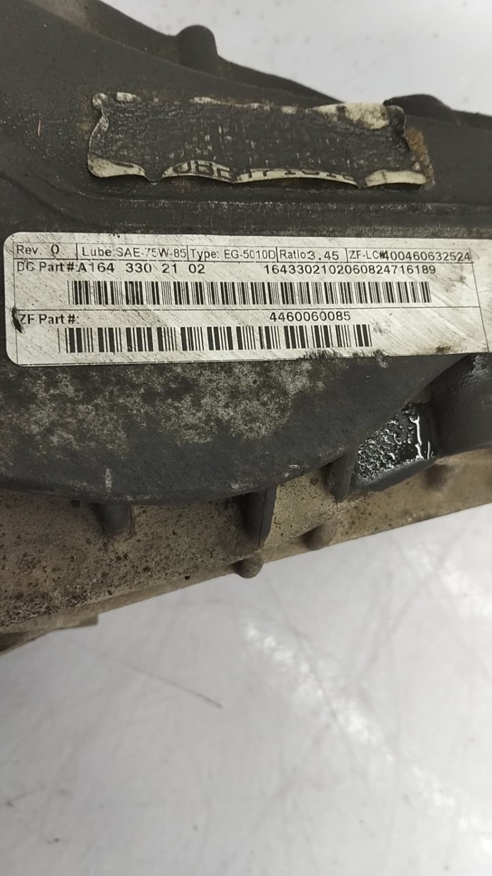 Diferencial delantero MERCEDES-BENZ CLASE M (W164) 2