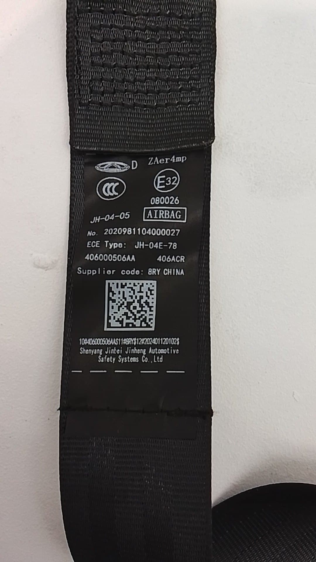 Cinturon seguridad delantero izquierdo OMODA C5 2