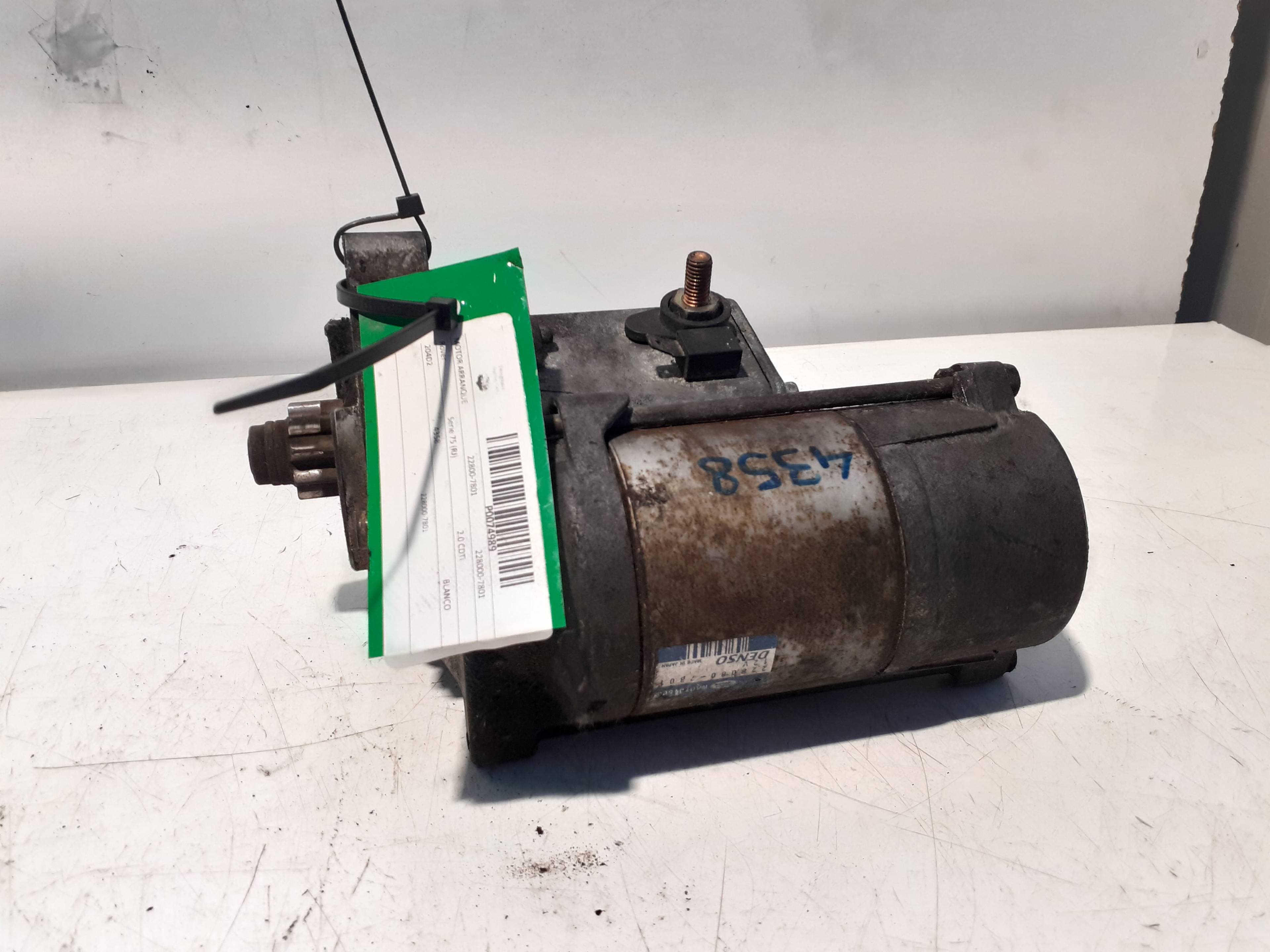 Motor arranque MG SERIE 75 (RJ) 3
