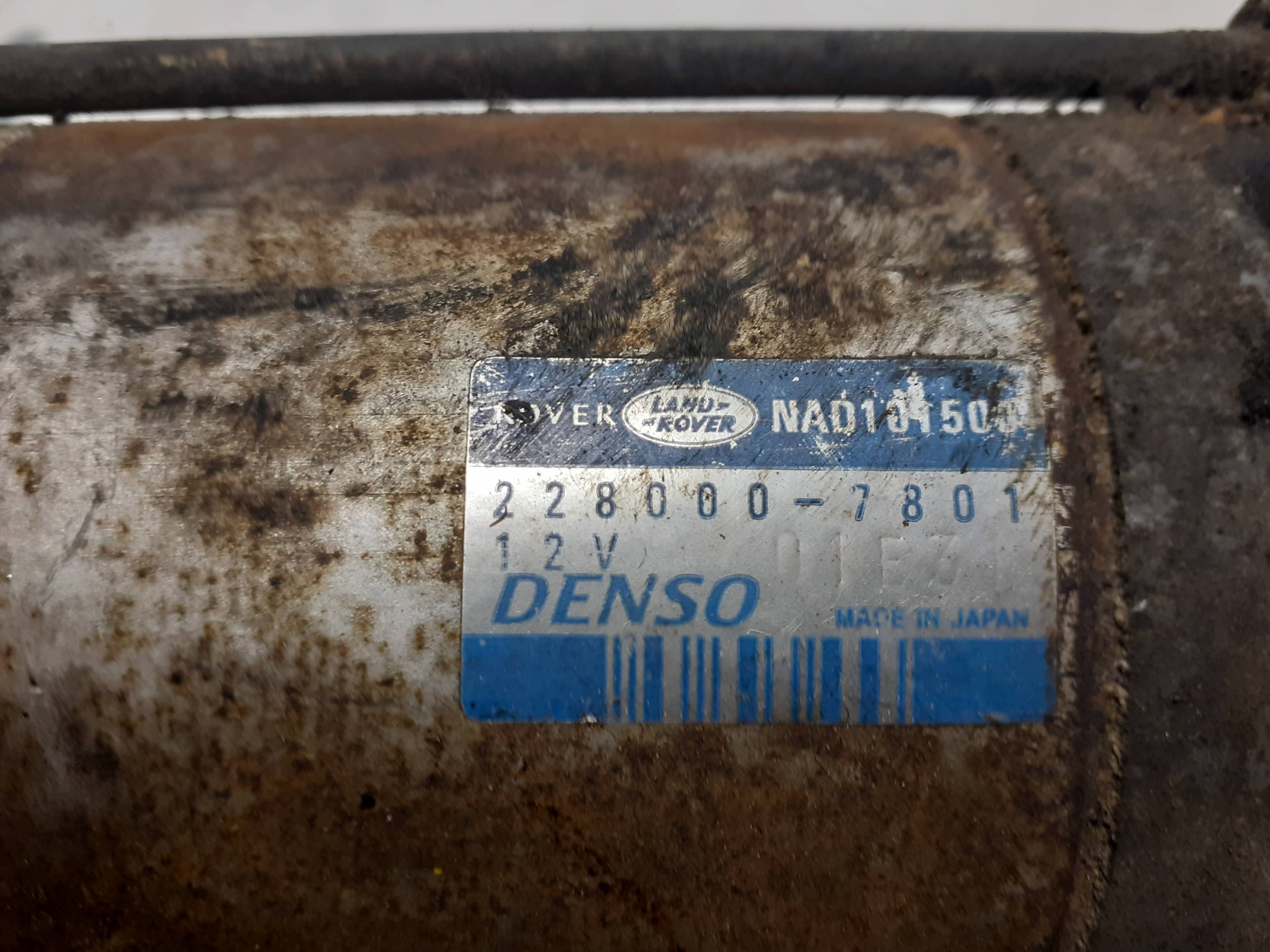 Motor arranque MG SERIE 75 (RJ) 2