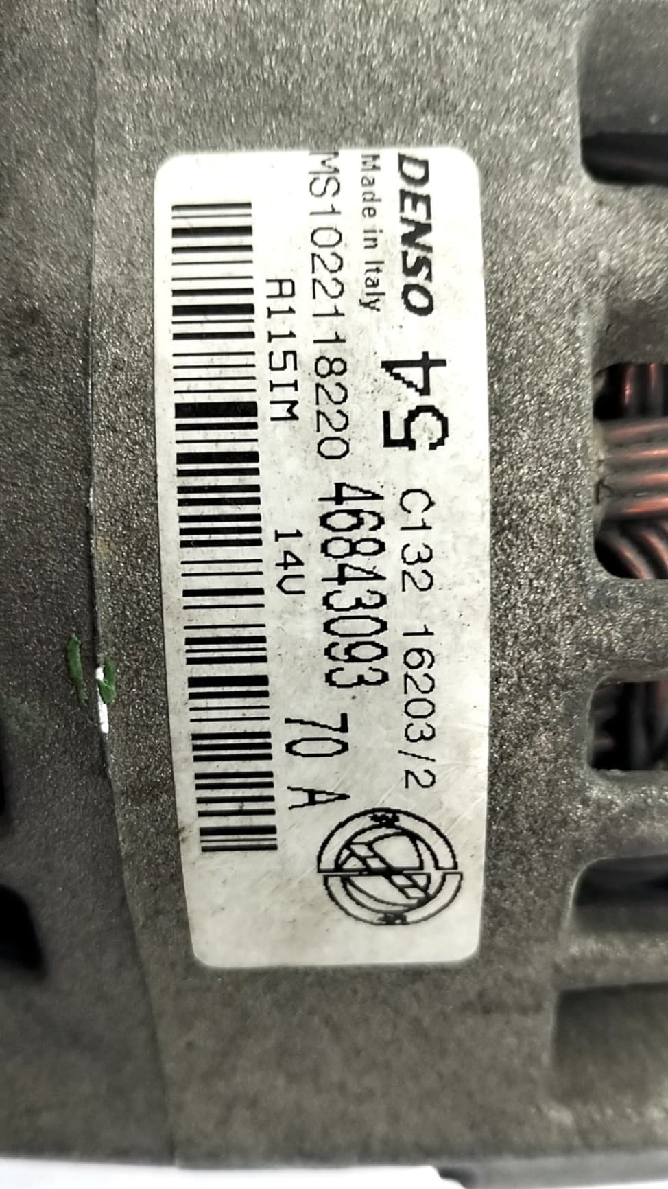 Alternador FIAT PANDA (169) 2