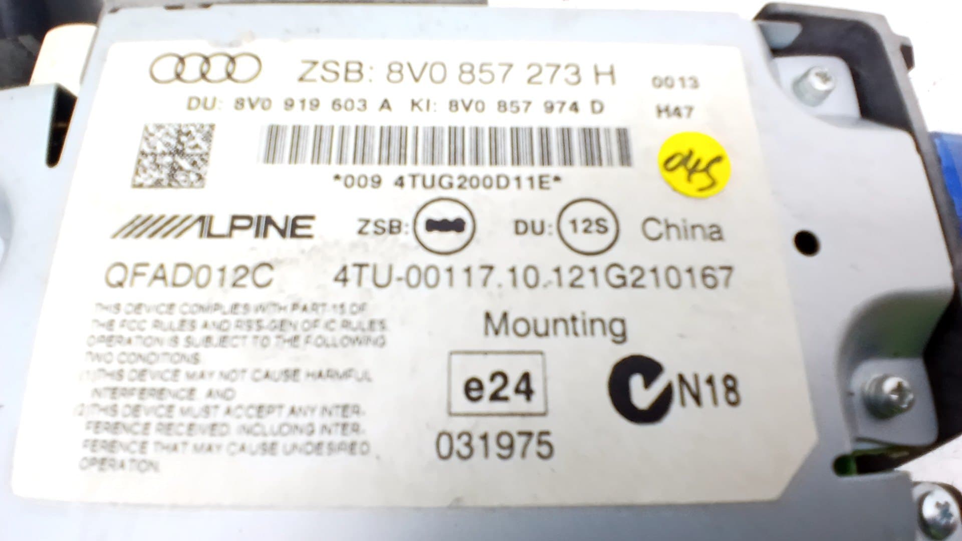 Pantalla multifuncion AUDI A3 (8V) 3