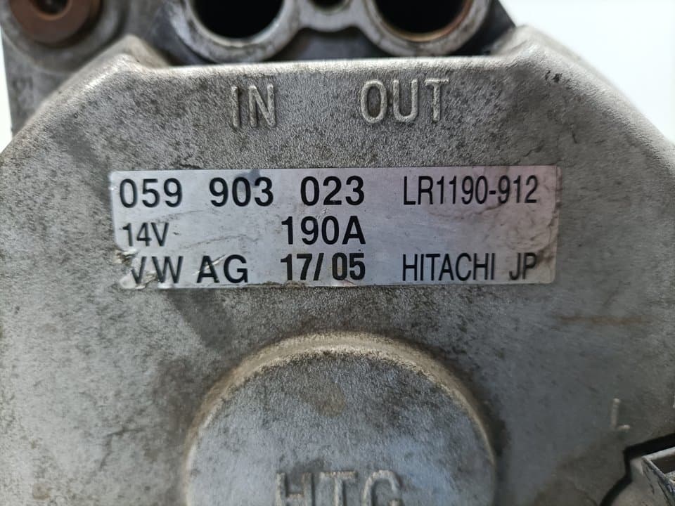 Alternador VOLKSWAGEN TOUAREG (7LA) 2