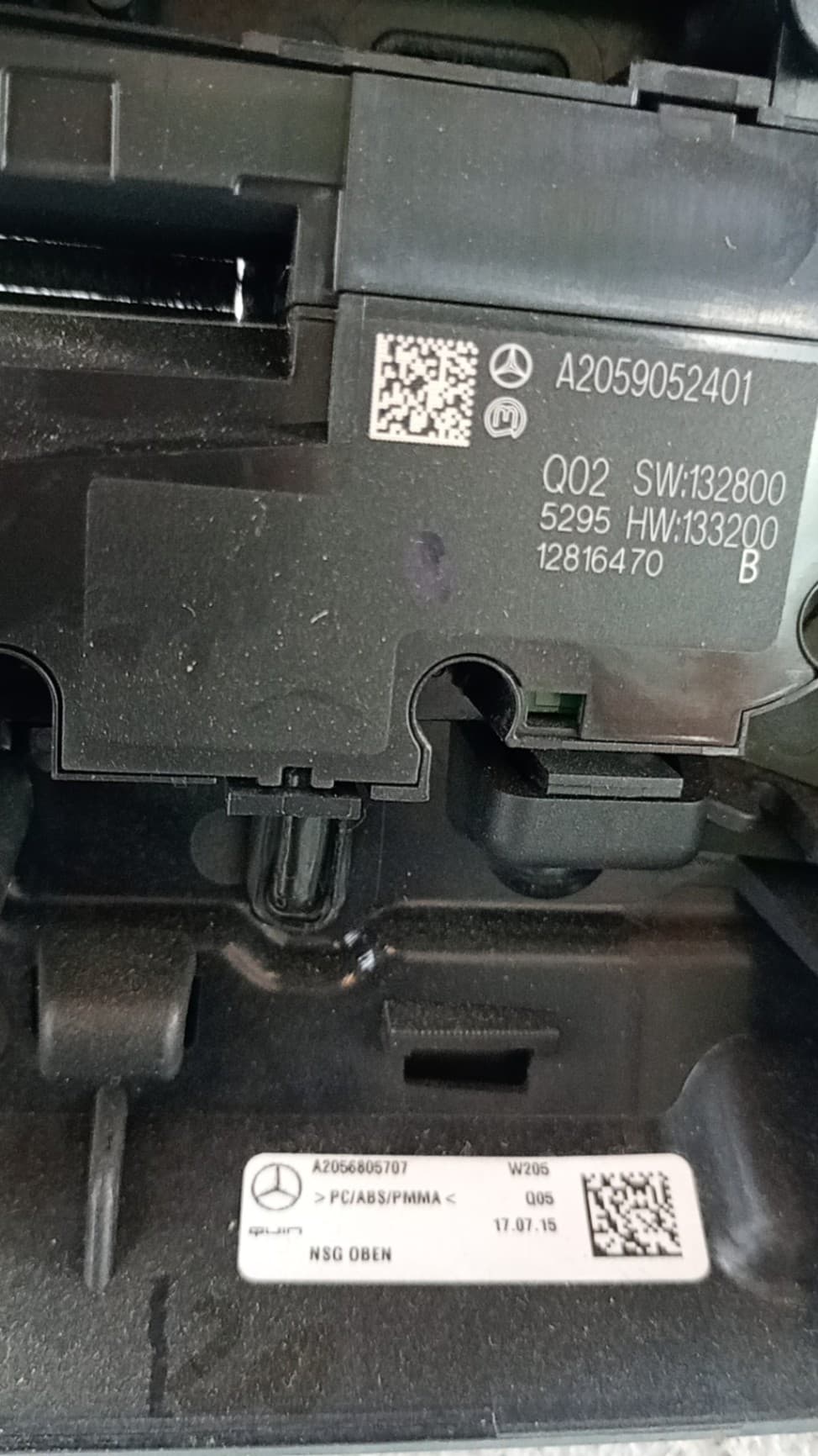 Consola central MERCEDES-BENZ C-CLASS 3