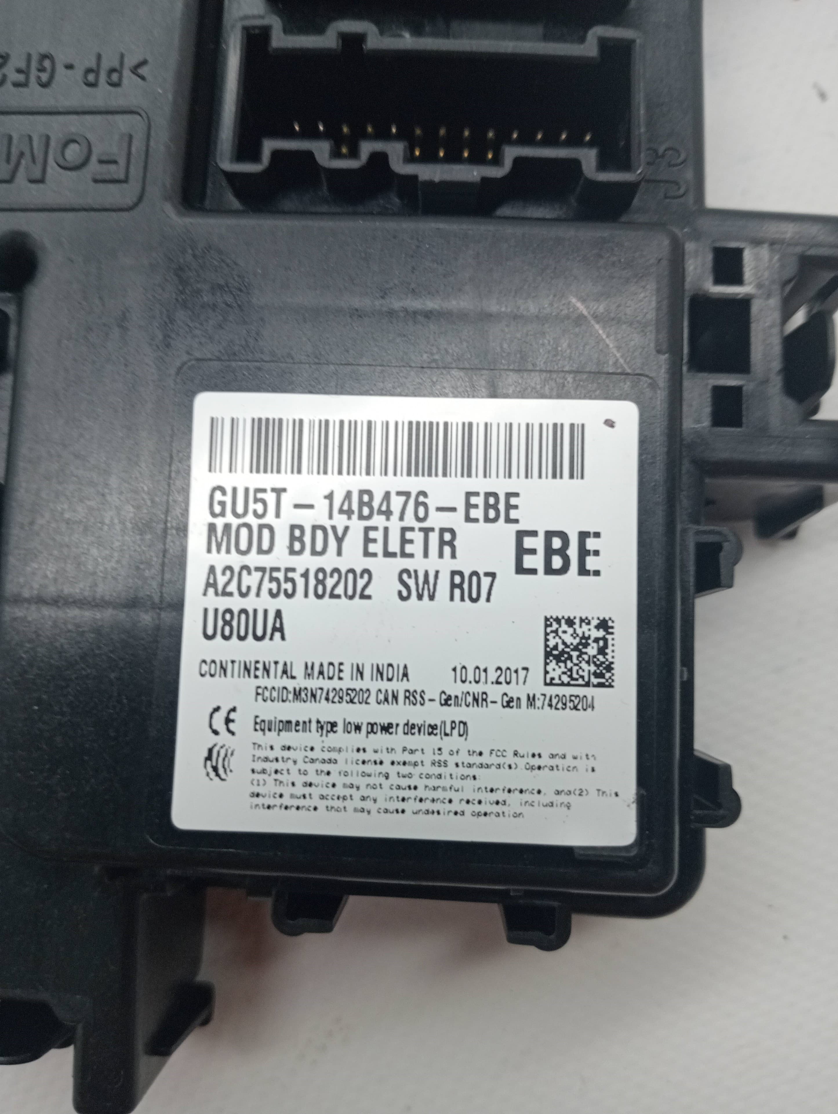 Caja precalentamiento FORD KA (CCU) 2