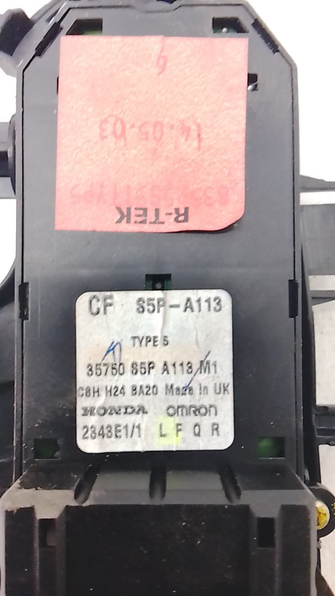 Mando elevalunas delantero izquierdo HONDA CIVIC VII HATCHBACK (EU, EP, EV) 3