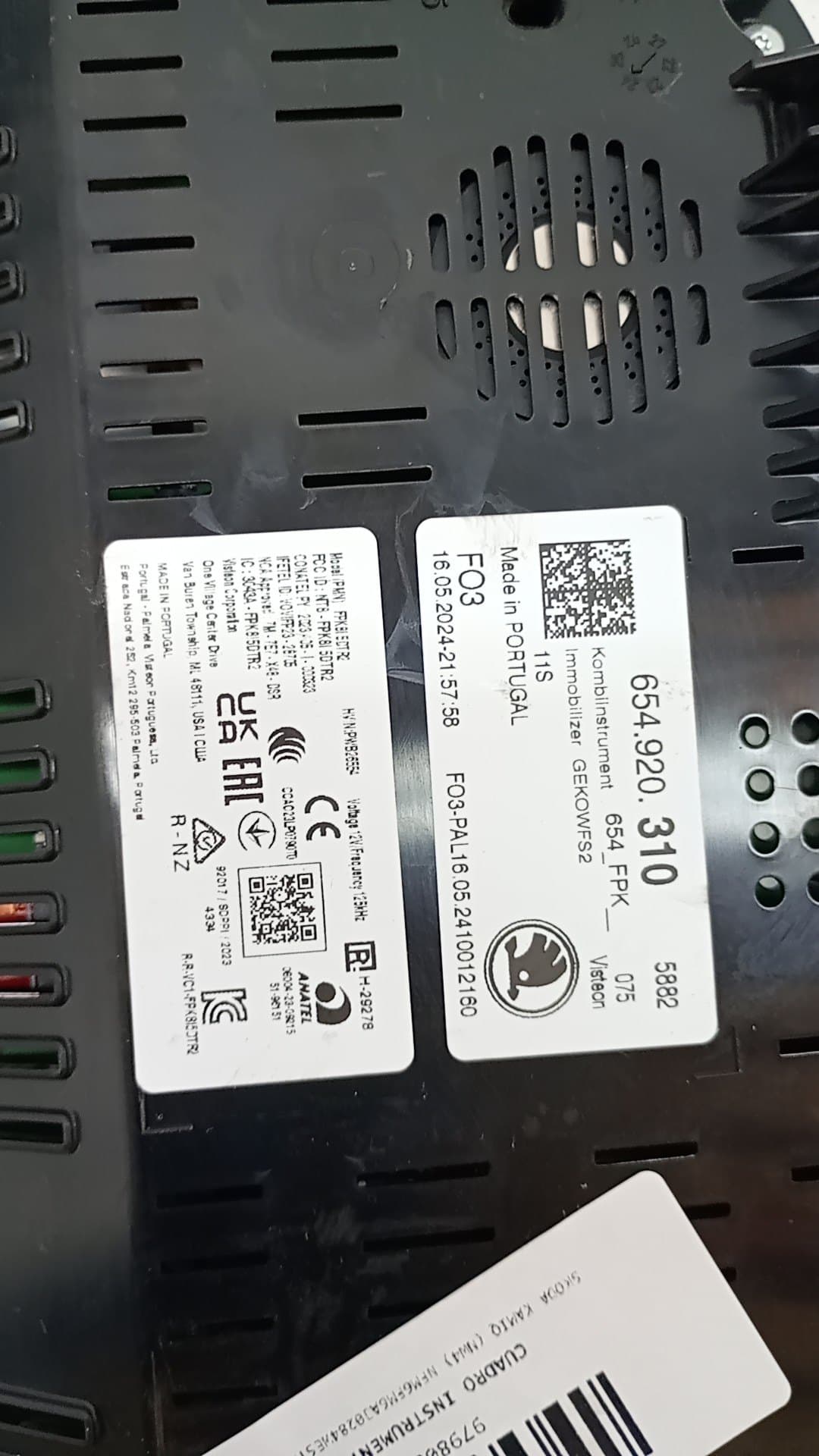 Cuadro instrumentos SKODA KAMIQ (NW4)
