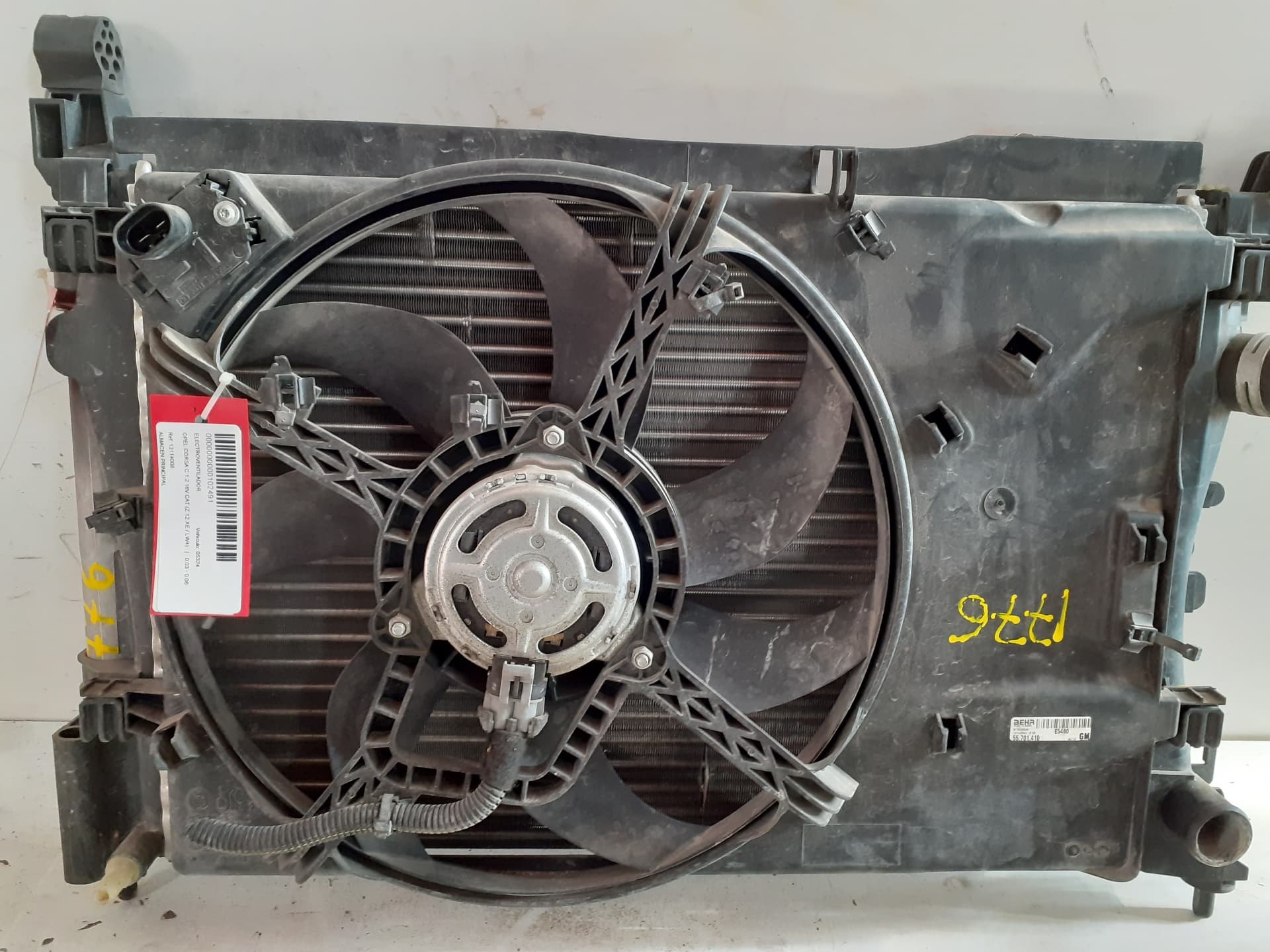 Electroventilador OPEL CORSA C 4