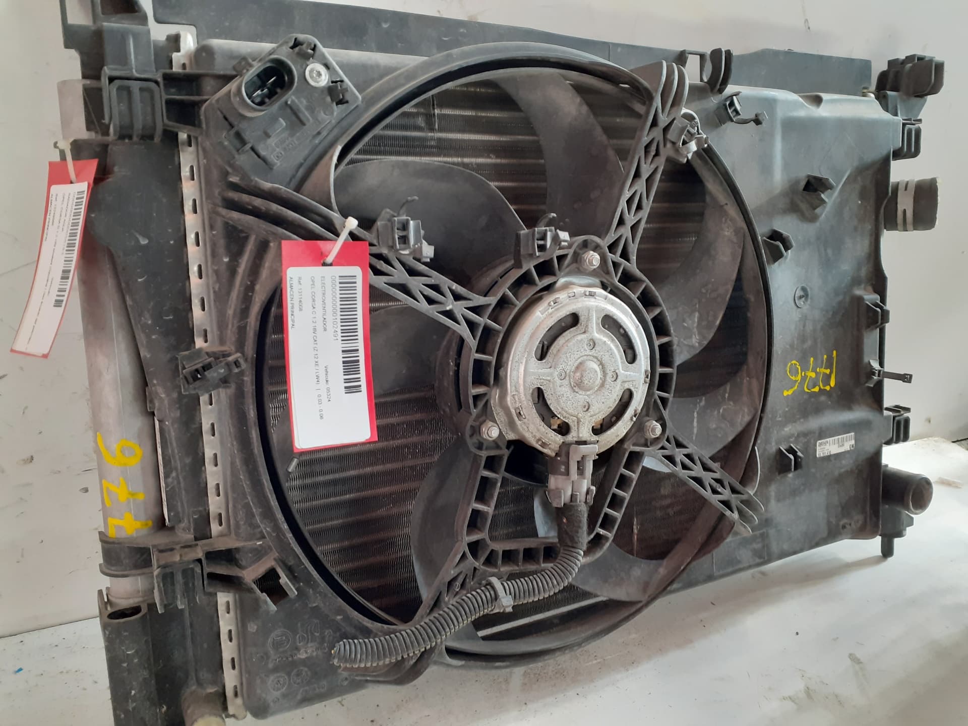 Electroventilador OPEL CORSA C 3