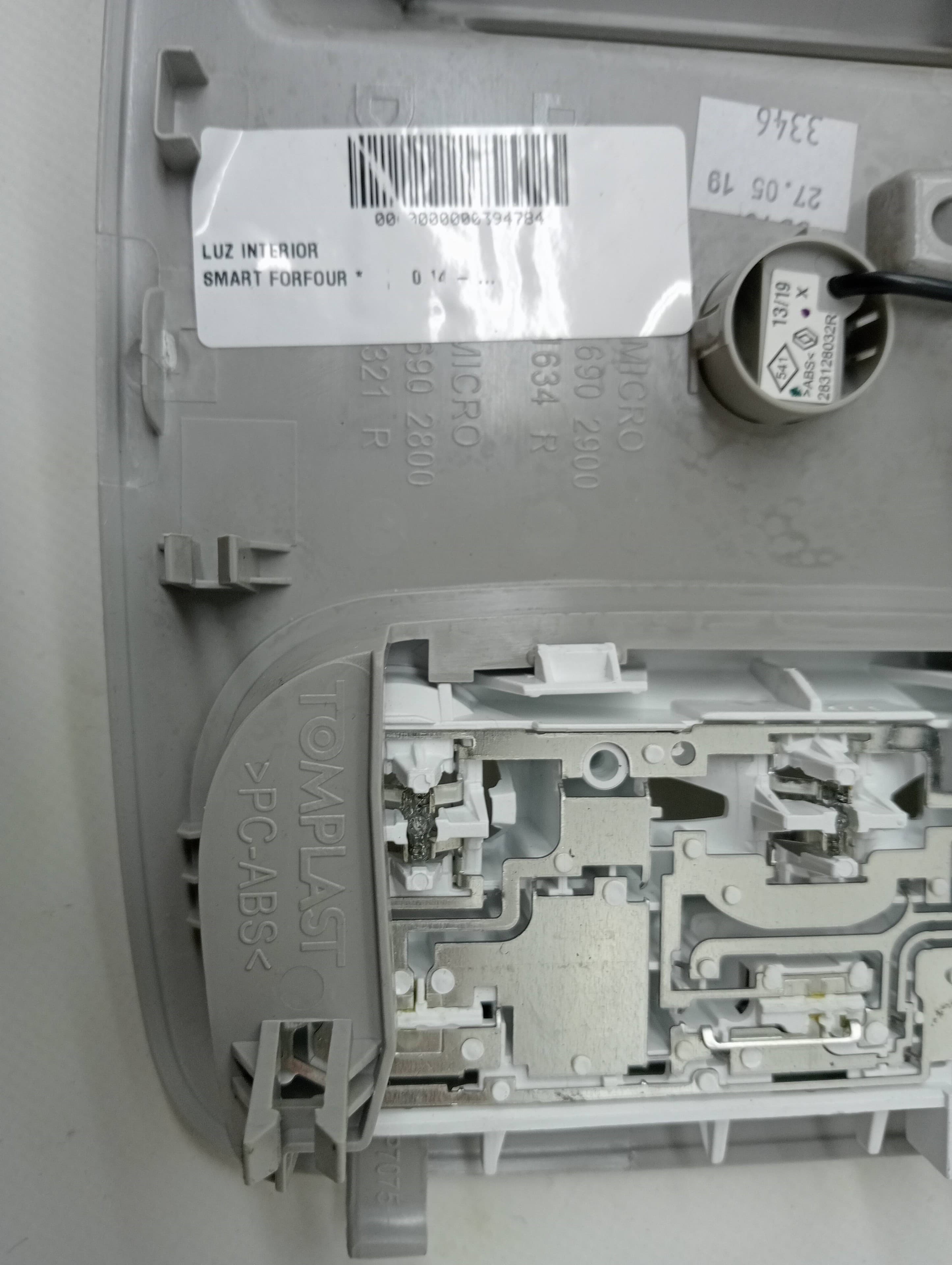 Luz interior SMART FORFOUR 2