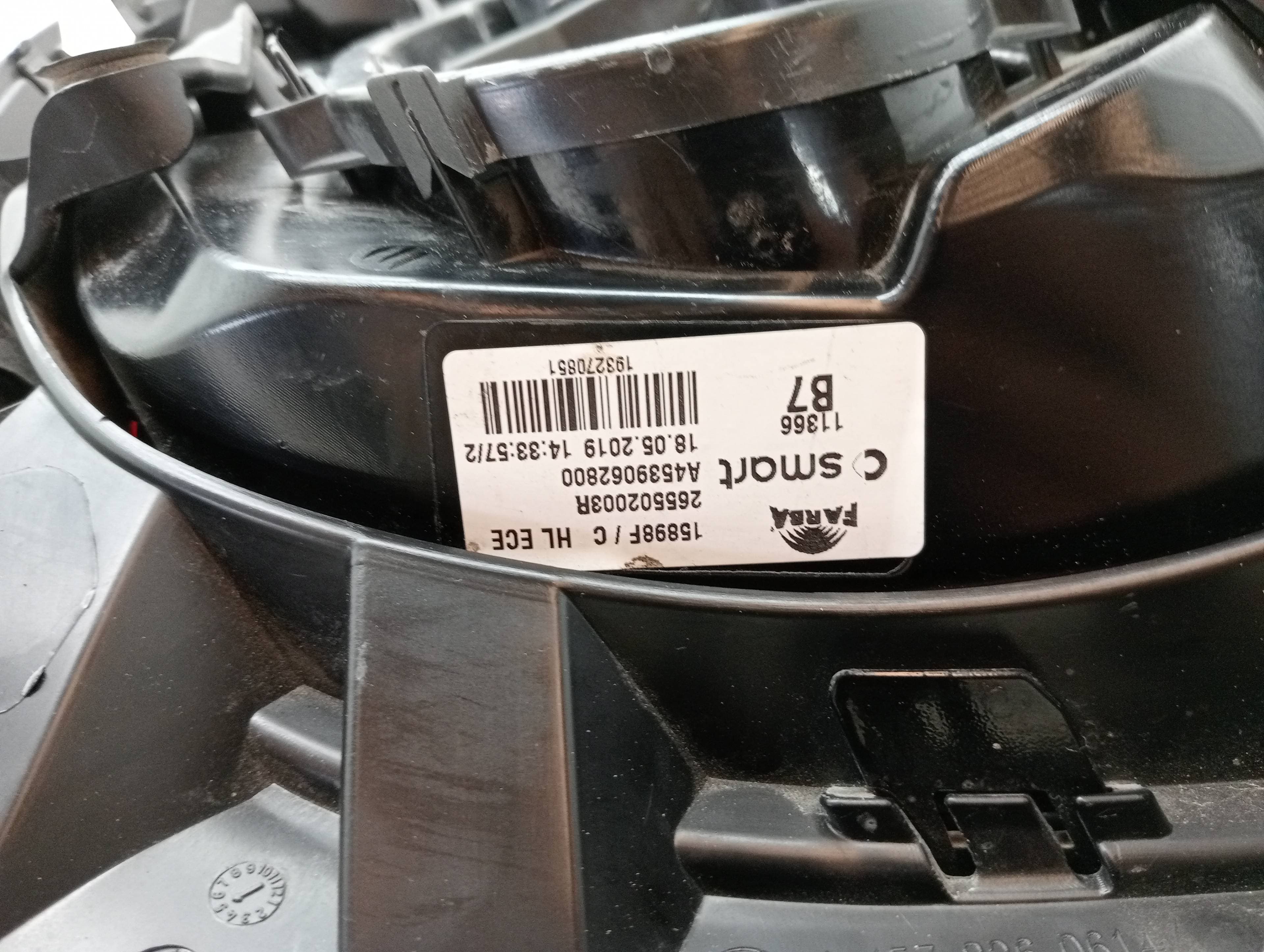 Piloto trasero derecho SMART FORFOUR 3