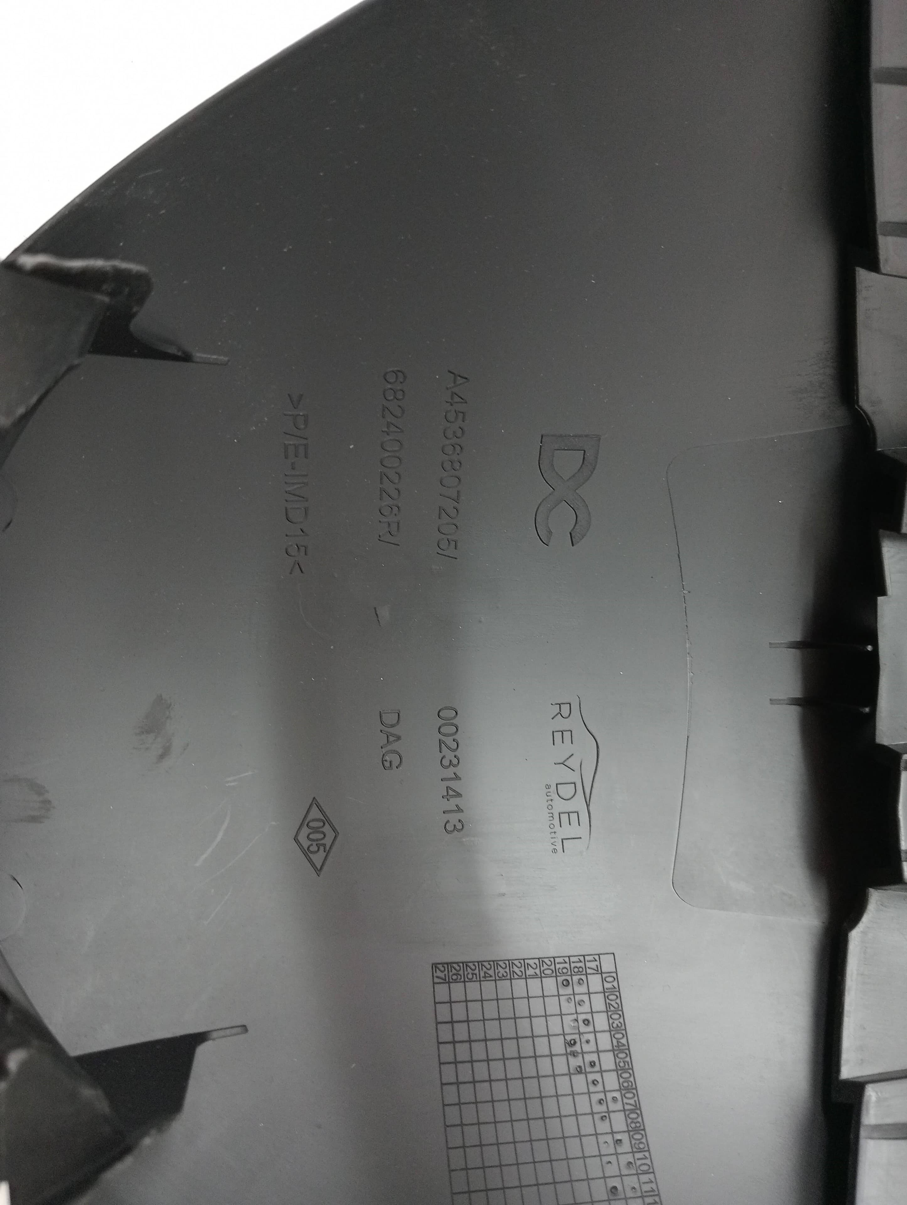 Plastico SMART FORFOUR 3