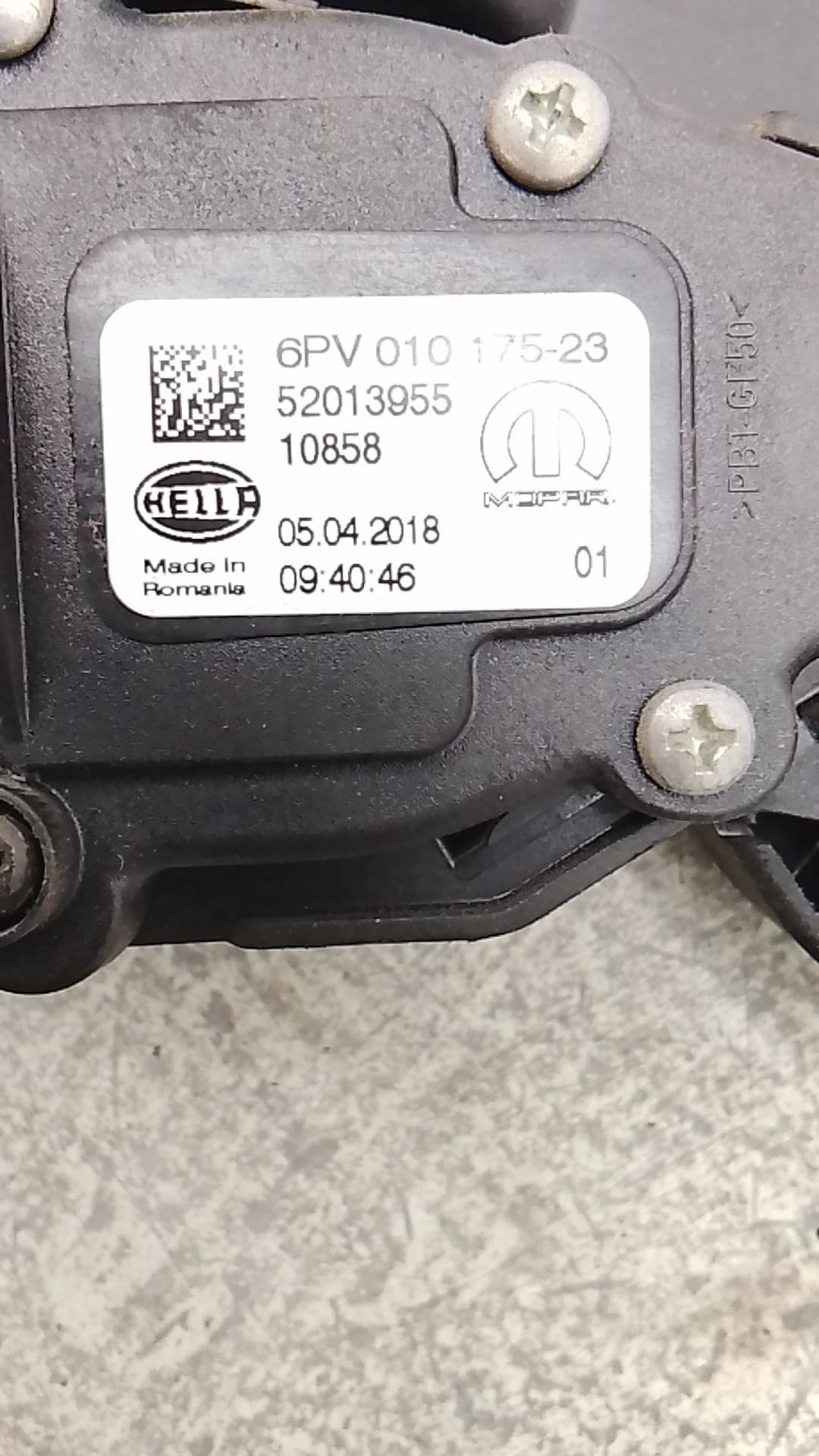 Pedal acelerador OPEL COMBO FURGONETA/MONOVOLUMEN (X12) 4