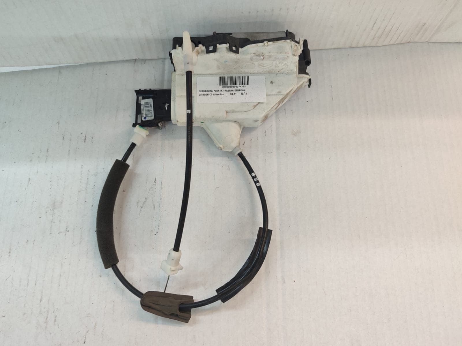Cerradura puerta trasera derecha CITROEN C3 5