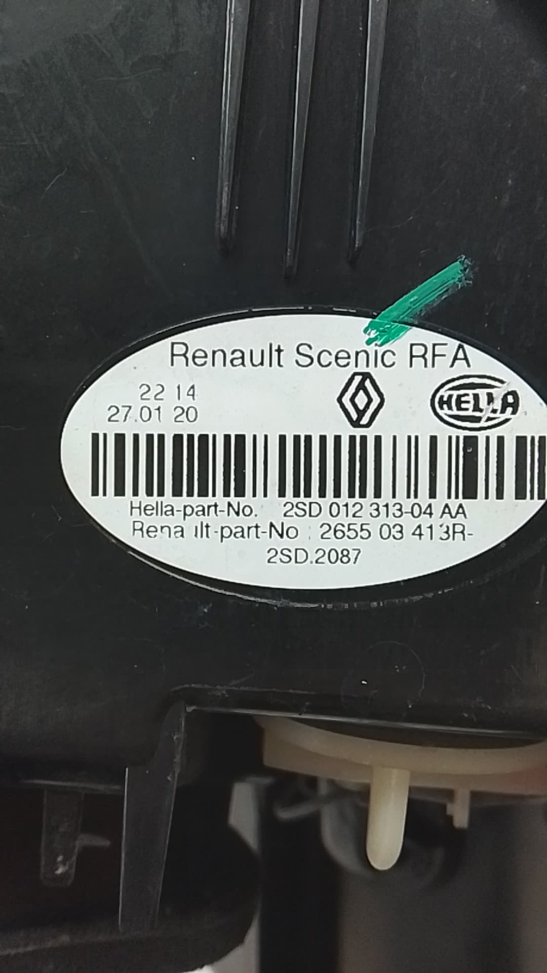 Piloto trasero derecho RENAULT GRAND SCENIC 3