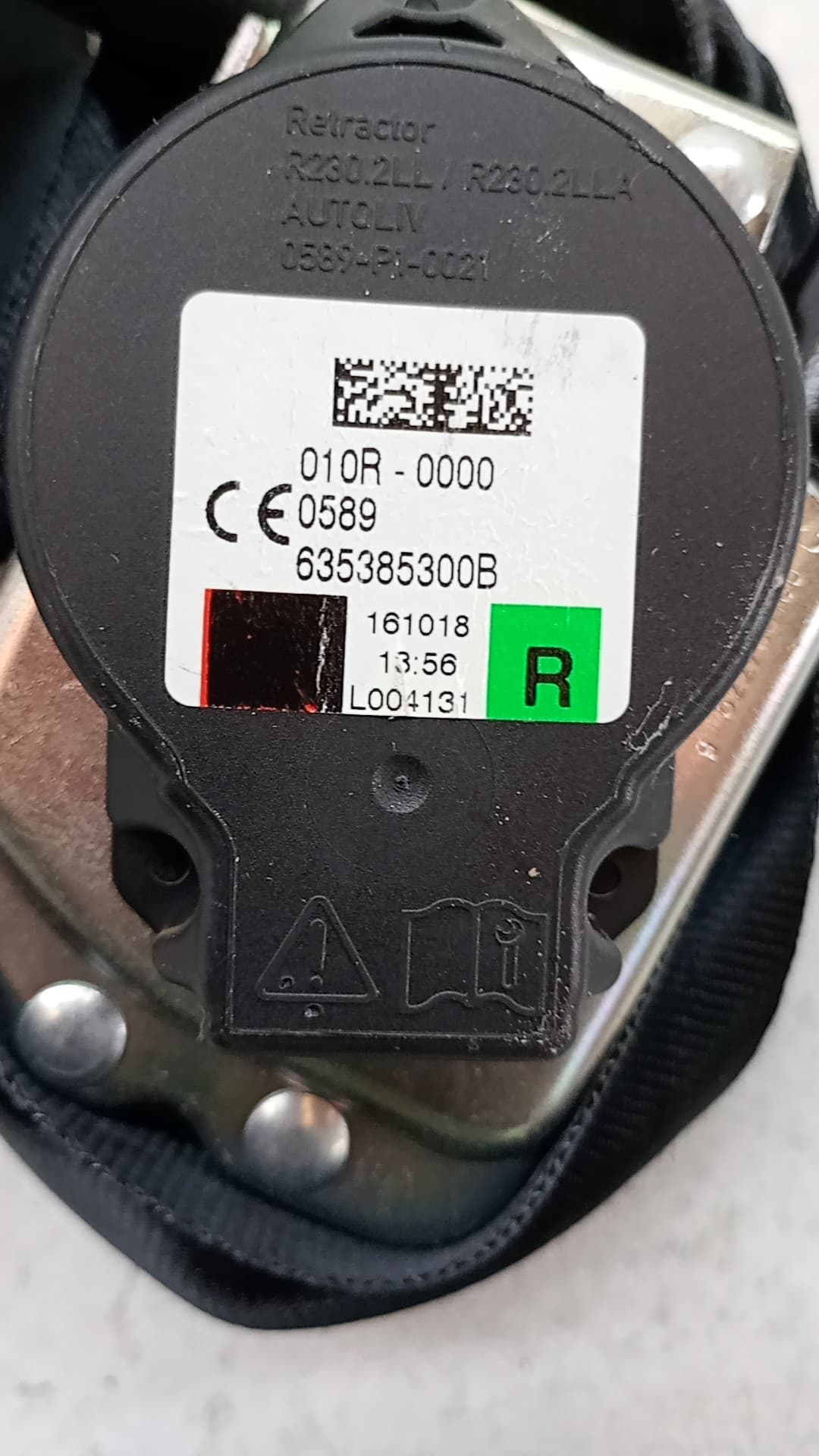 Cinturon seguridad delantero derecho LAND ROVER DISCOVERY SPORT 3