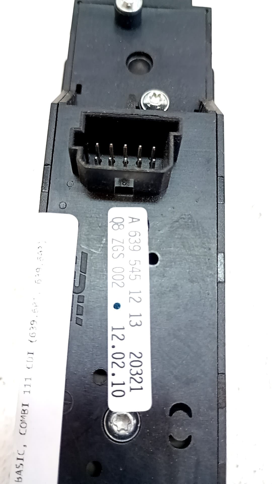 Mando elevalunas delantero izquierdo MERCEDES-BENZ VITO (W639) BASIC, COMBI 2