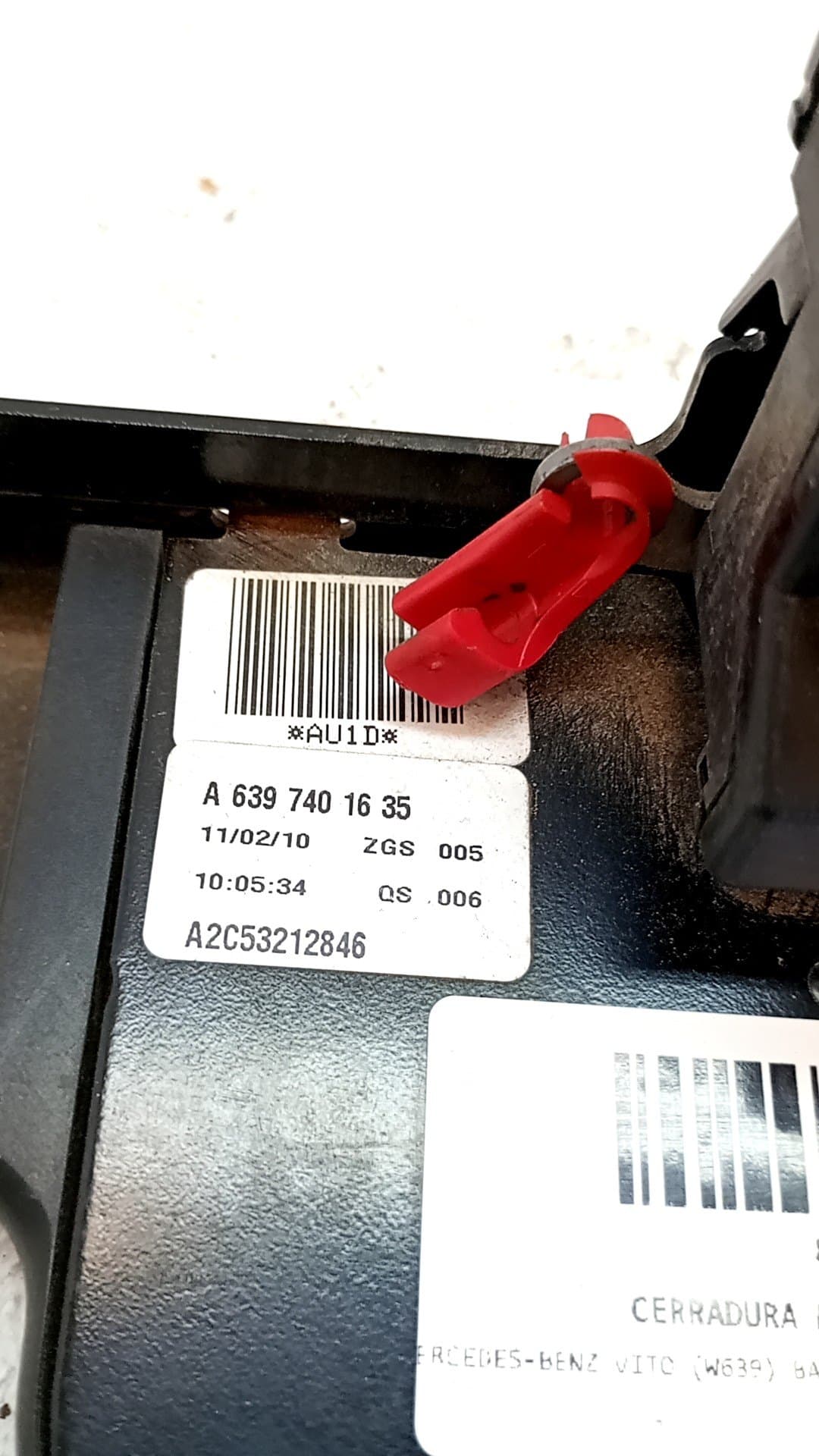 Cerradura maletero / porton MERCEDES-BENZ VITO (W639) BASIC, COMBI 4