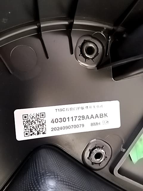 Guarnecido puerta delantera derecha OMODA C5 5
