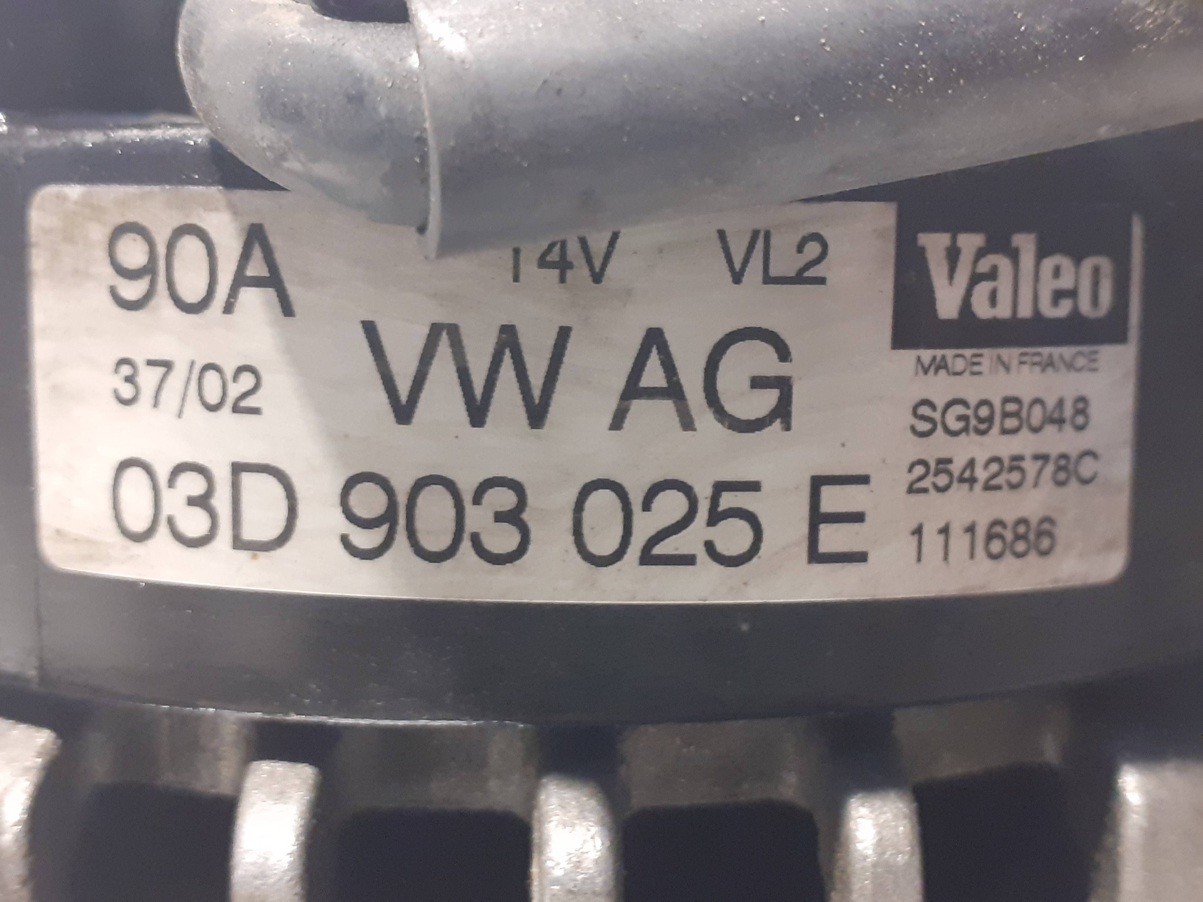 Alternador SEAT IBIZA (6L1) 2