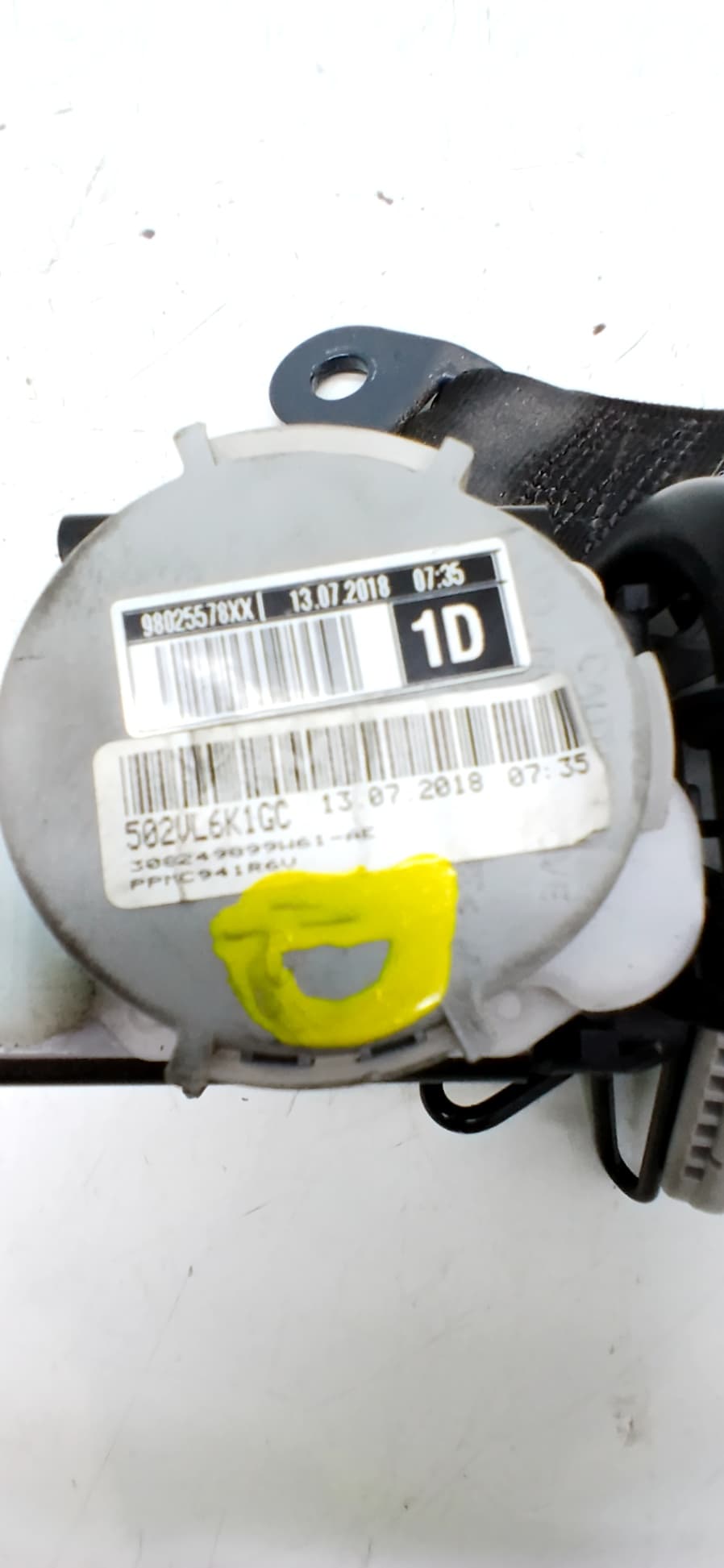 Cinturon seguridad delantero derecho PEUGEOT PARTNER (S2) 2