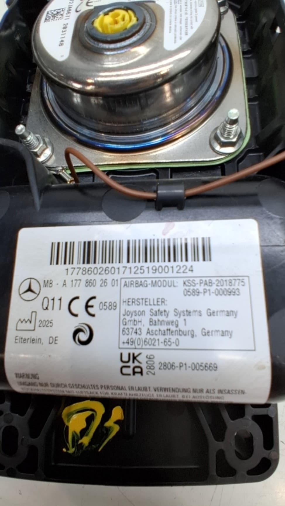 Airbag delantero derecho MERCEDES-BENZ A-CLASS 2