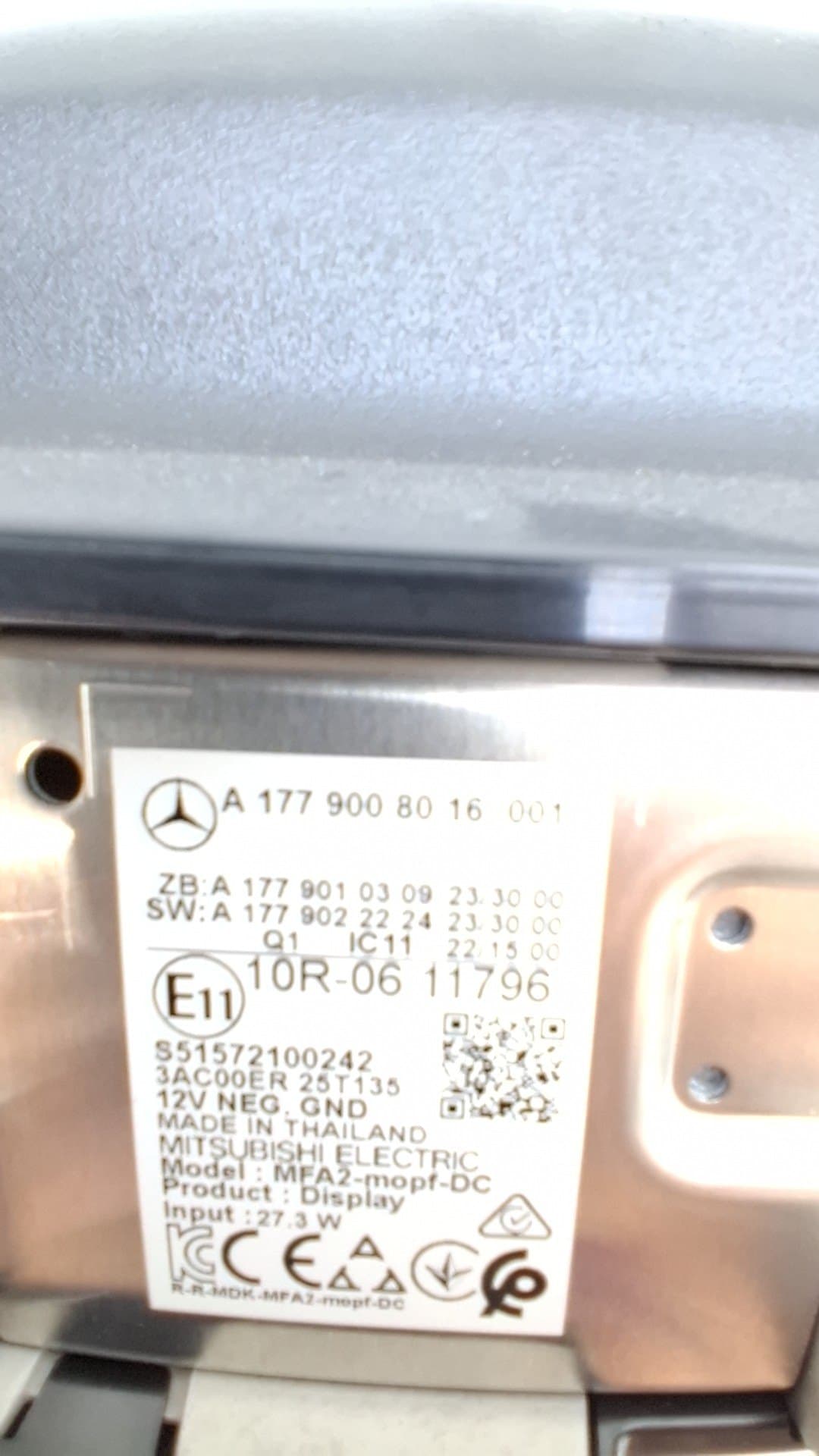 Cuadro instrumentos MERCEDES-BENZ A-CLASS 2