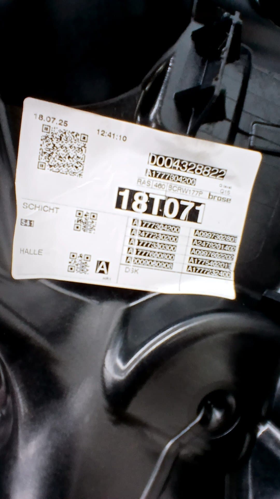 Elevalunas trasero derecho MERCEDES-BENZ A-CLASS 2