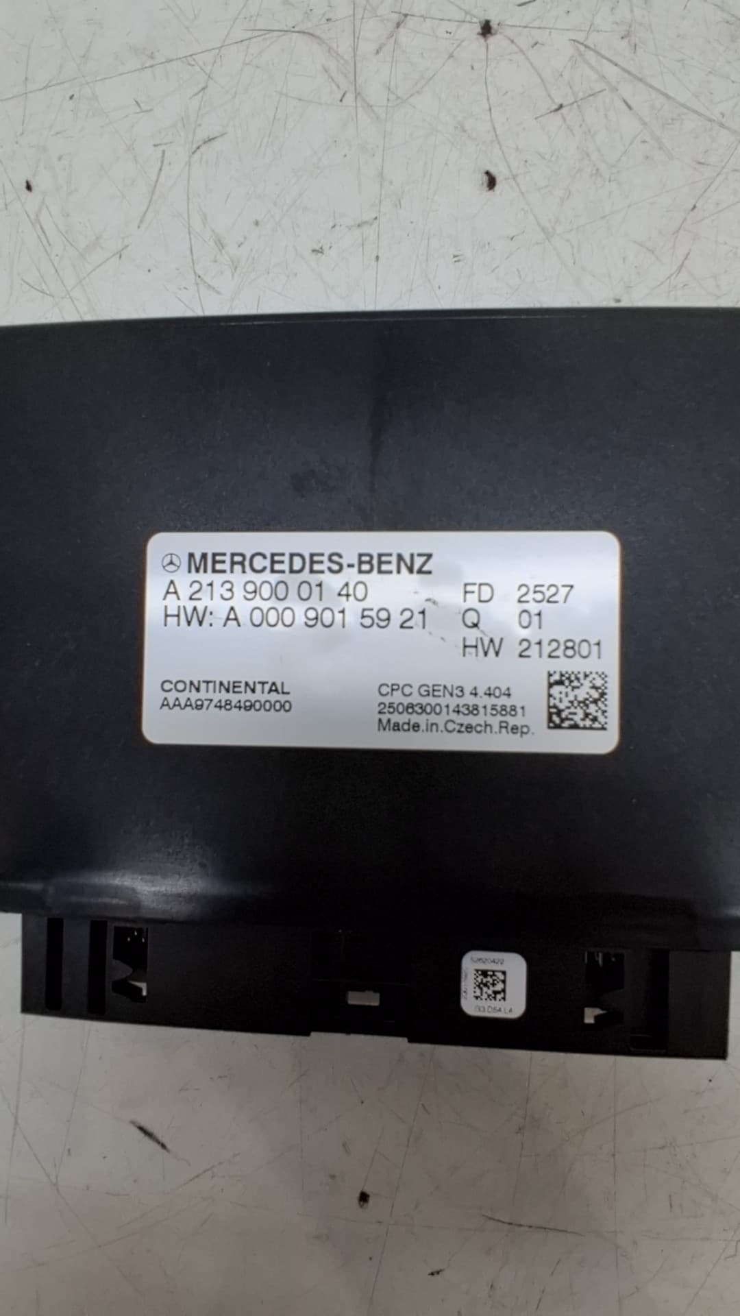 Modulo electronico MERCEDES-BENZ A-CLASS 3
