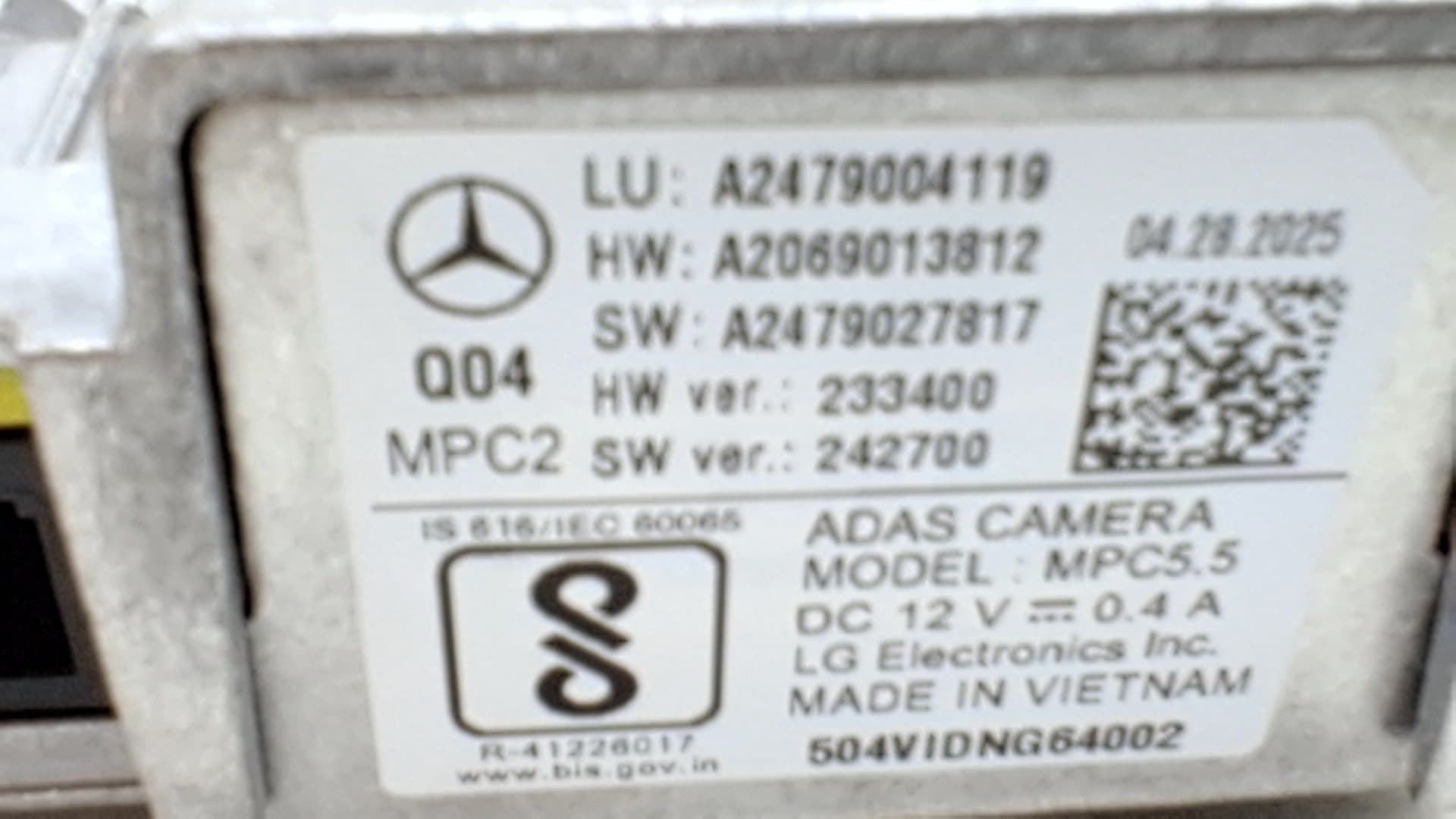 Modulo electronico MERCEDES-BENZ A-CLASS 2