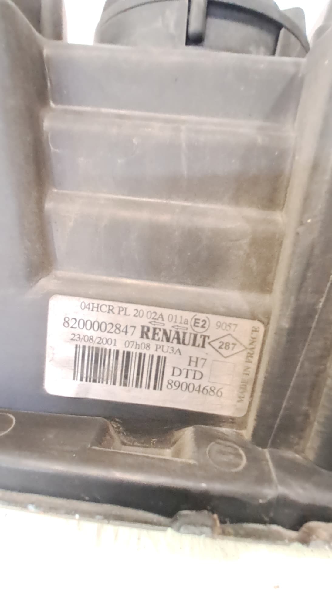 Recambio RENAULT LAGUNA (B56) ref. 7701048931 2