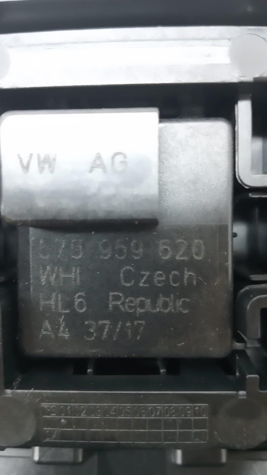 Mando techo solar SEAT ATECA (KH7)