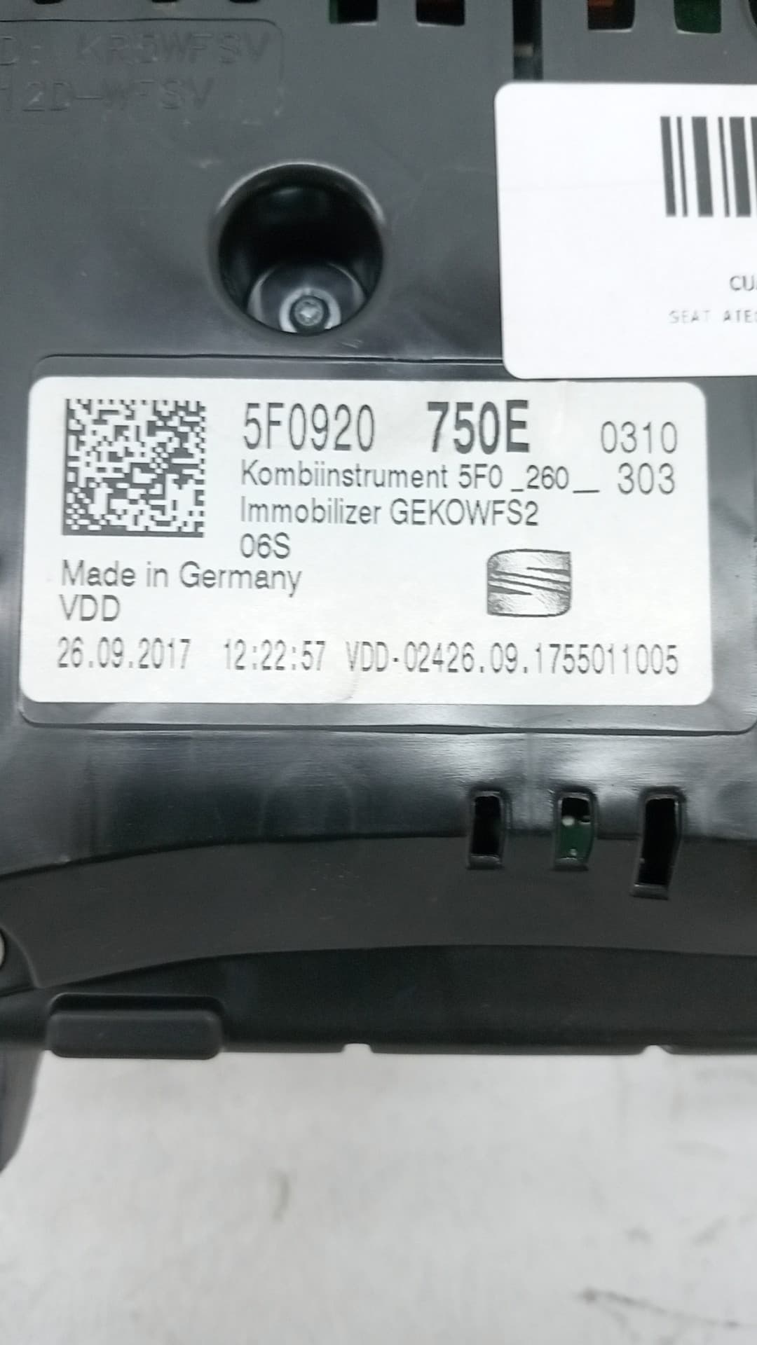 Cuadro instrumentos SEAT ATECA (KH7)