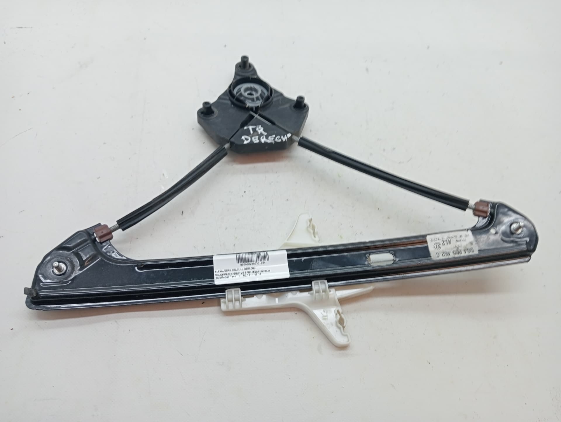 Elevalunas trasero derecho VOLKSWAGEN GOLF VII SPORTSVAN