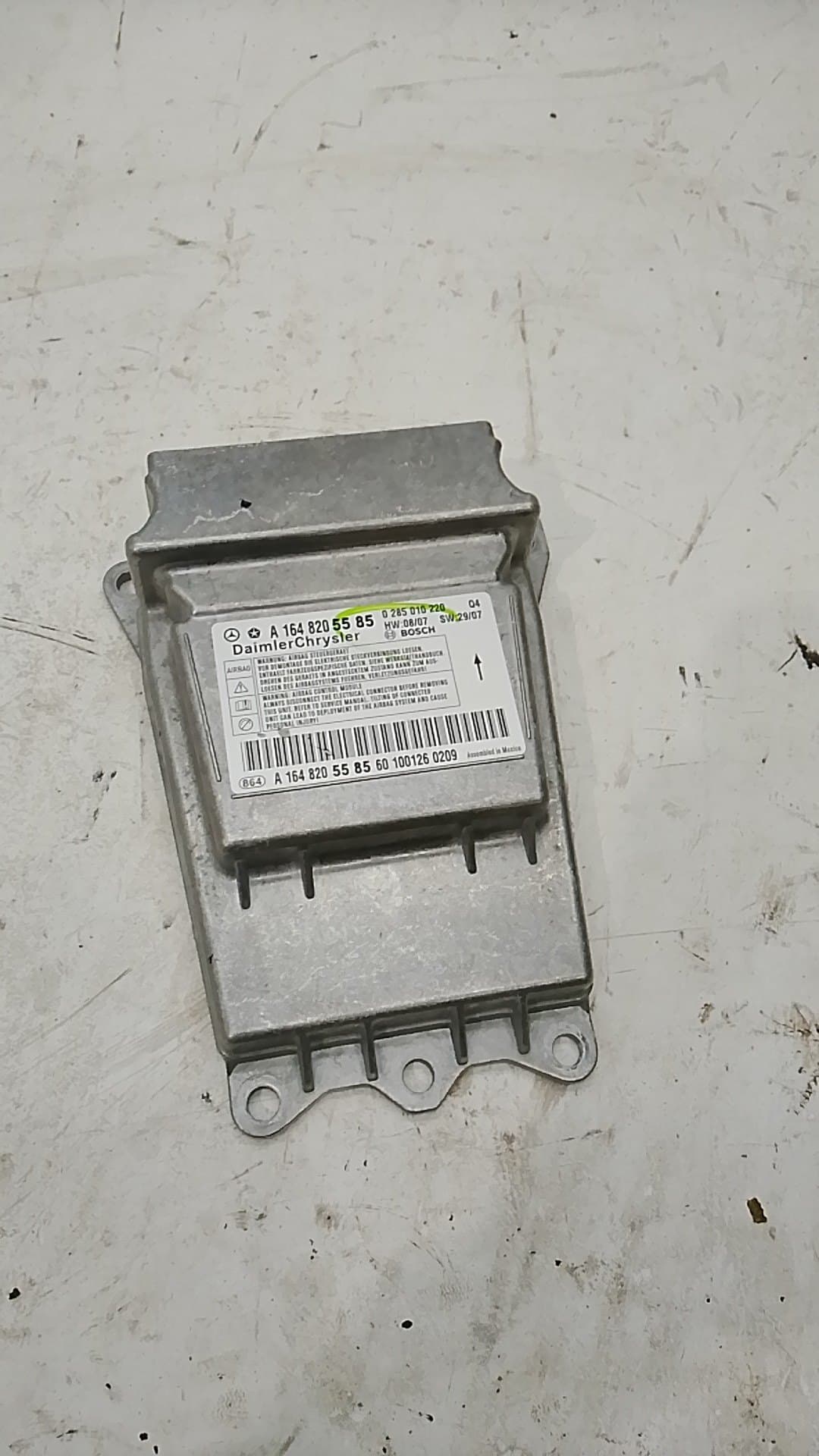 Centralita airbag MERCEDES-BENZ CLASE M (W164)