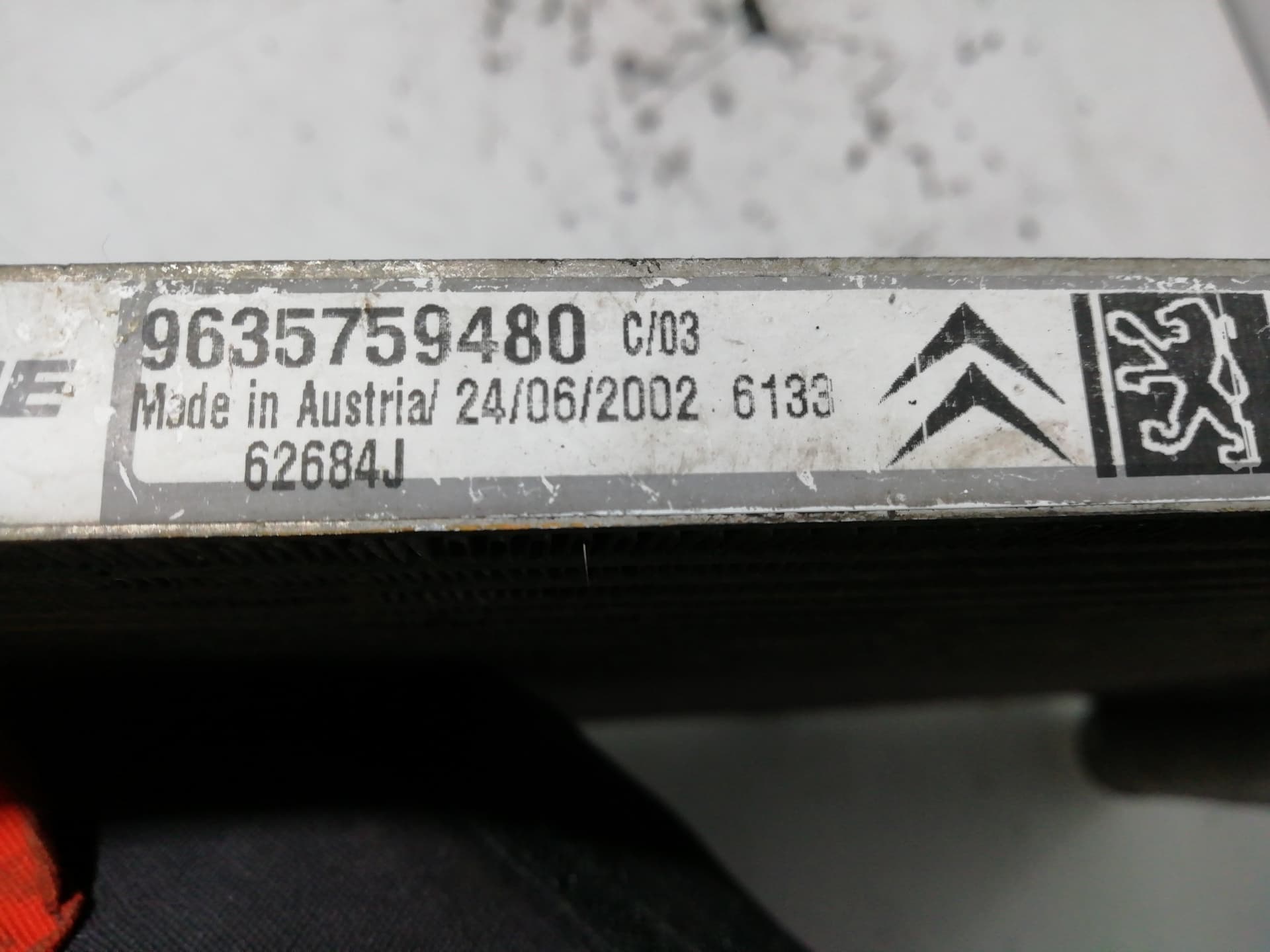 Recambio CITROEN C3 ref. 9635759480 2