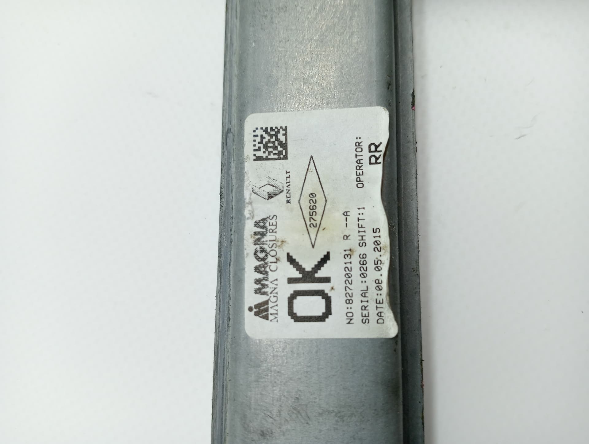 Elevalunas trasero derecho DACIA LOGAN II 3