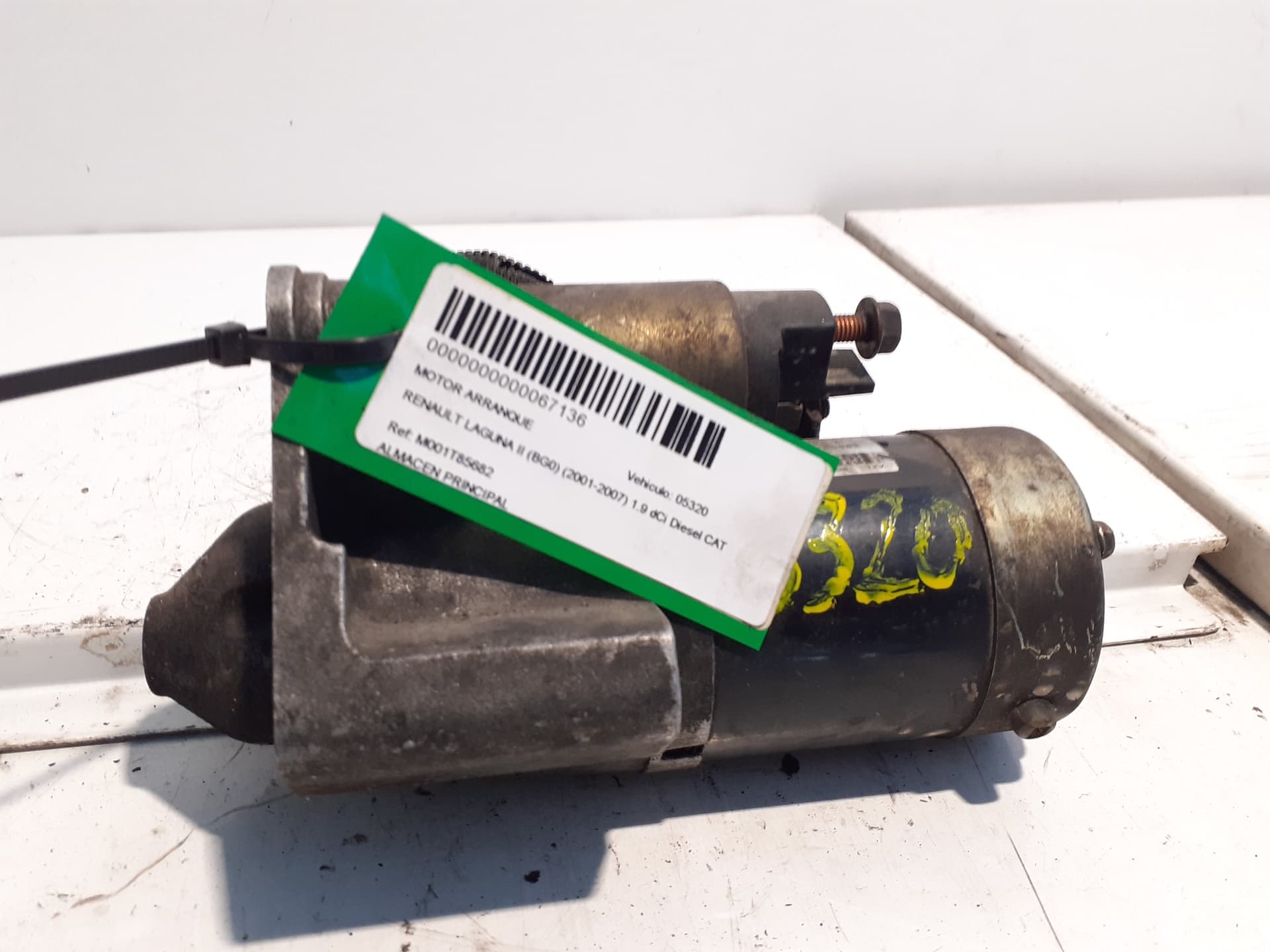 Motor arranque RENAULT LAGUNA II (BG0)