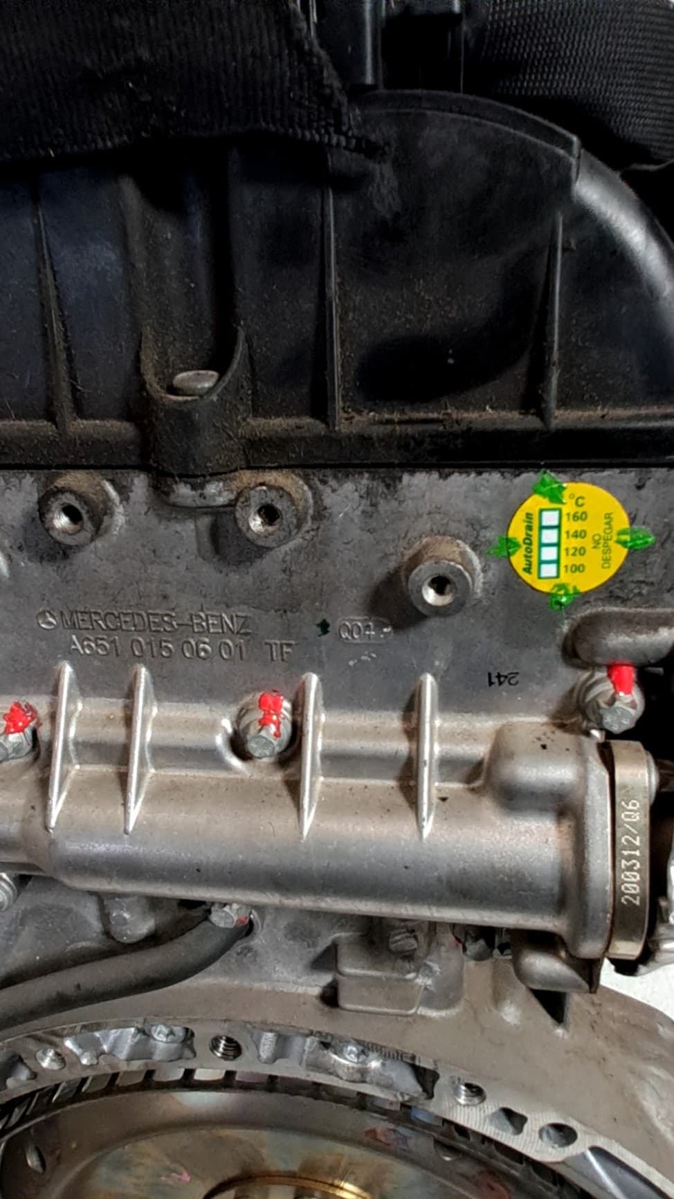 Motor completo MERCEDES-BENZ CLASE C (W203) BERLINA 3