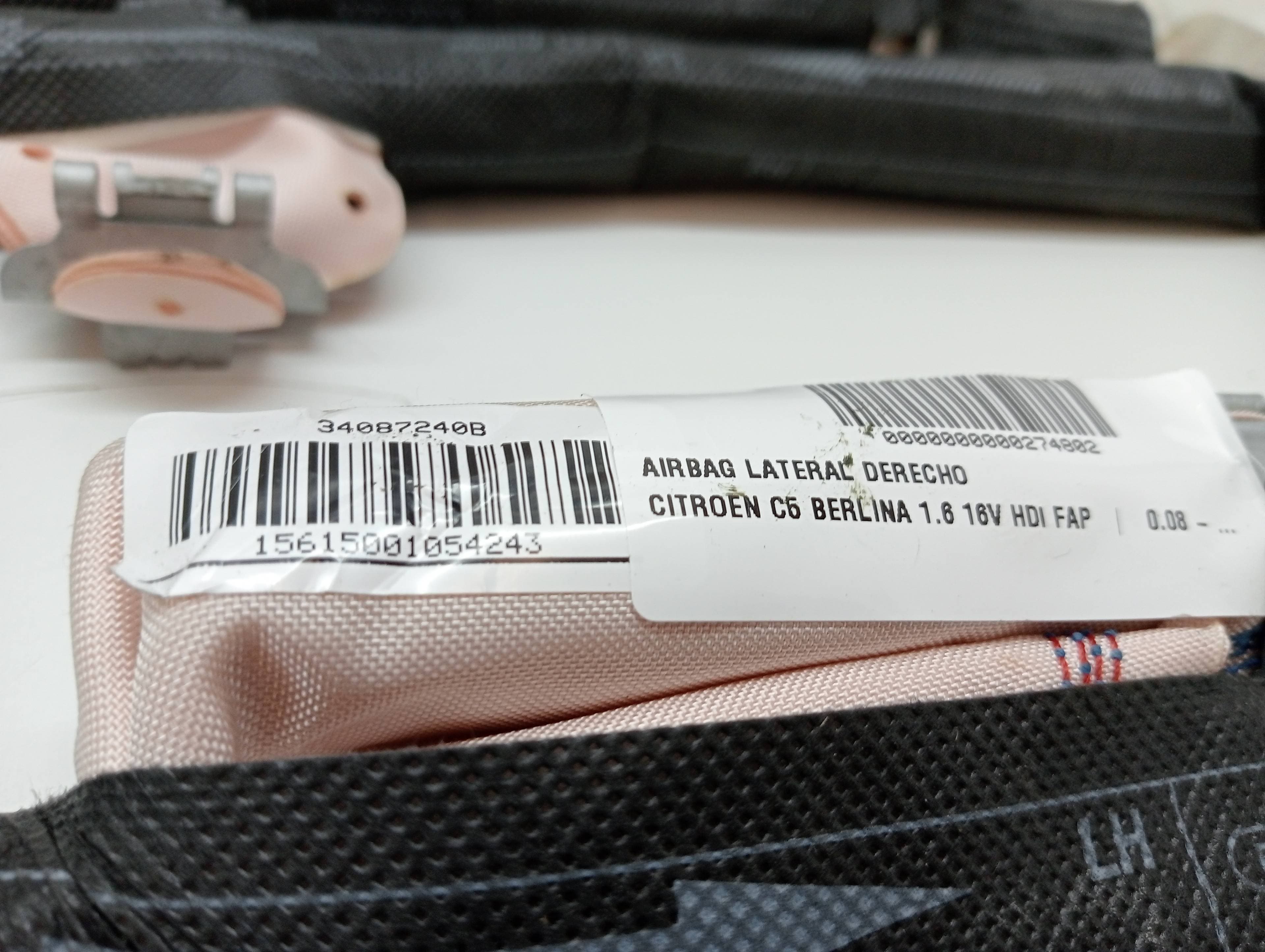 Airbag delantero derecho CITROEN C5 BERLINA 2