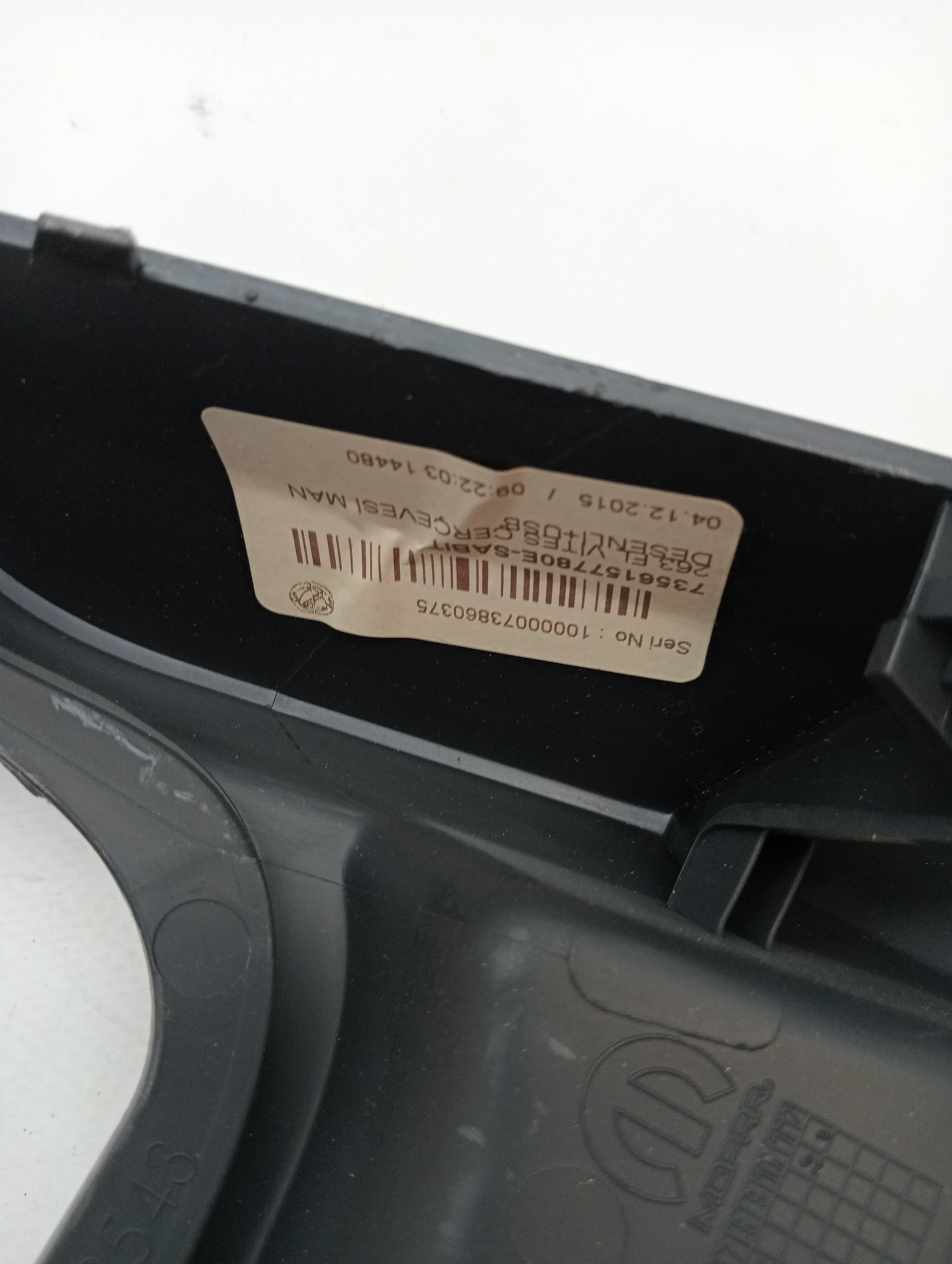 Plastico FIAT DOBLO CARGO 2