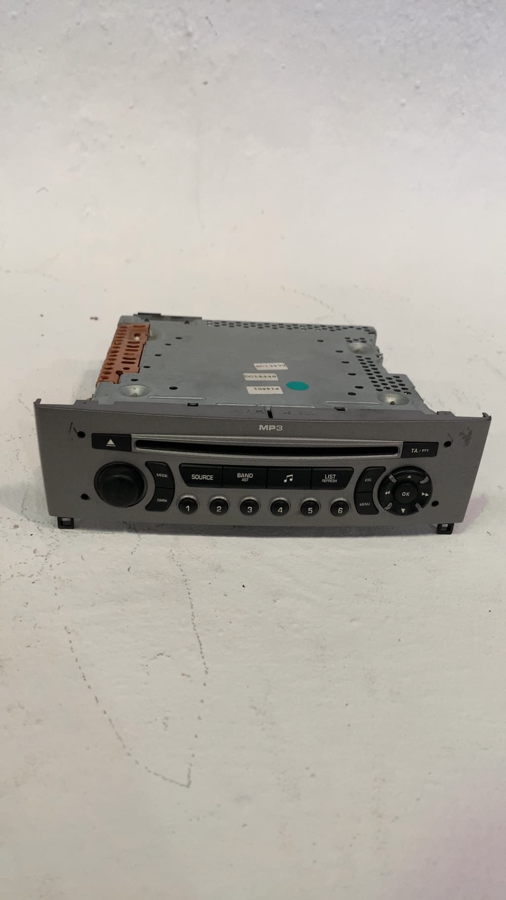 Sistema audio / radio cd PEUGEOT 308
