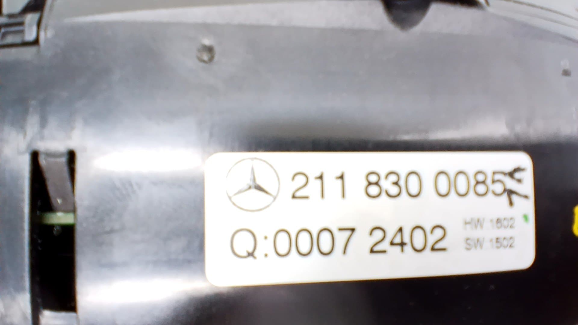 Mando climatizador MERCEDES-BENZ CLASE E (W211) BERLINA 2