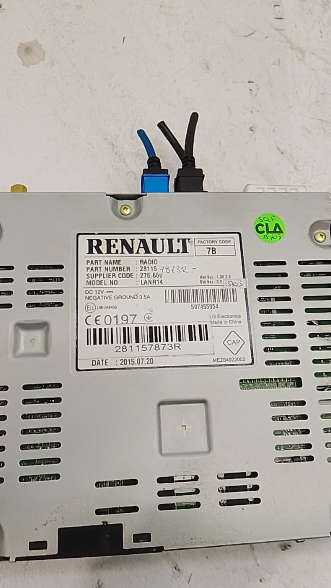 Sistema audio / radio cd RENAULT MEGANE IV BERLINA 5P 4