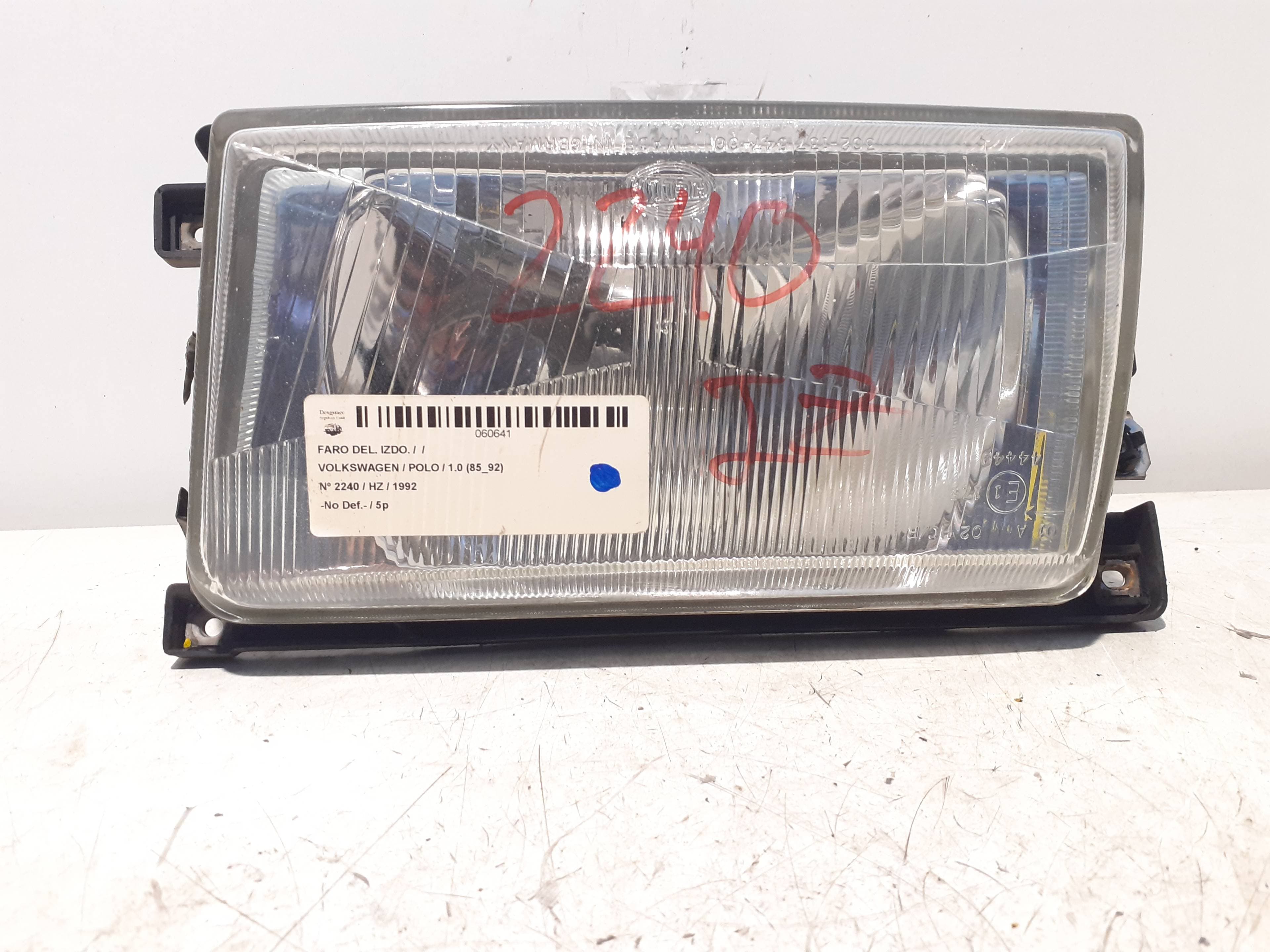 Faro izquierdo VOLKSWAGEN POLO (9N1)